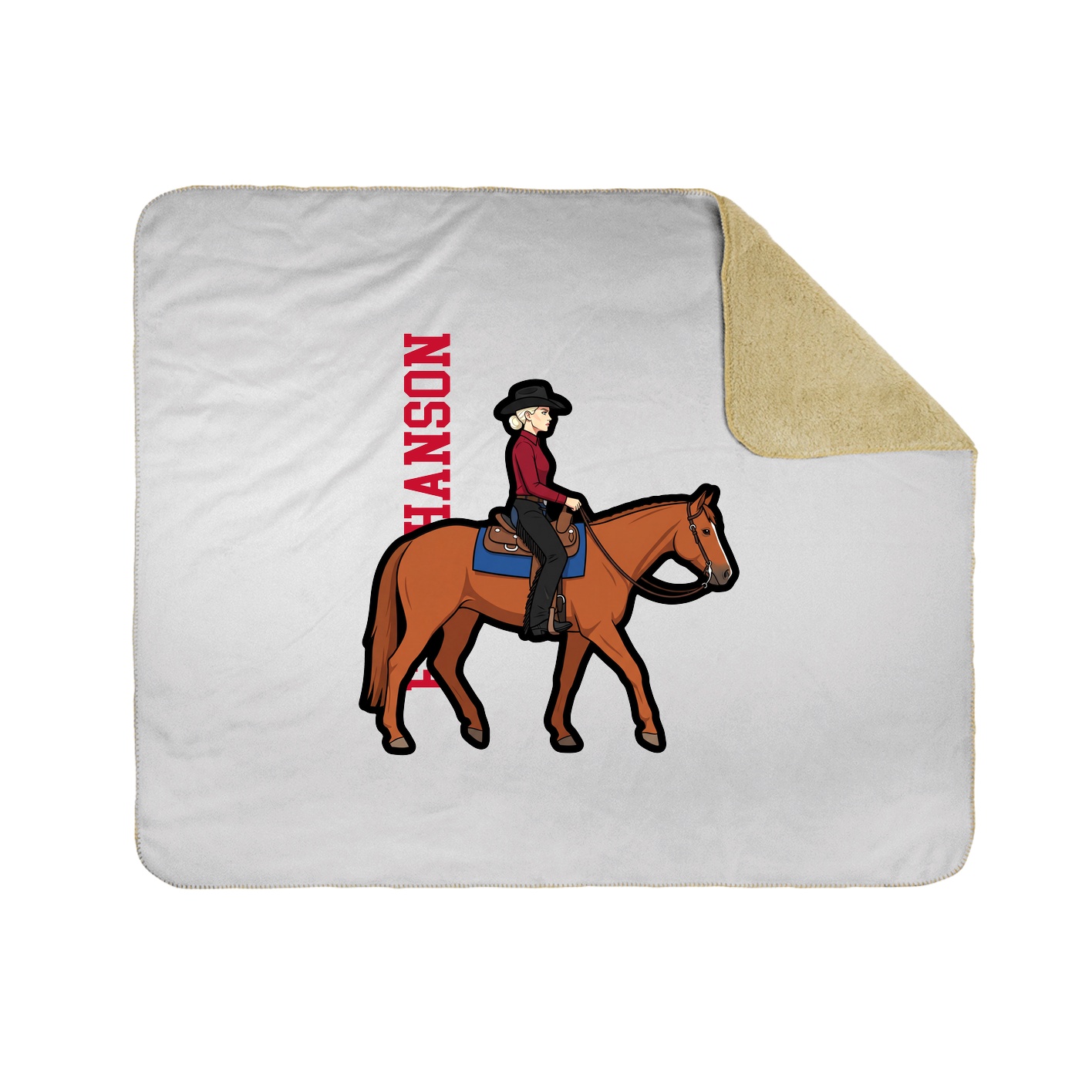 50x60 Sherpa Lined Throw Blanket
