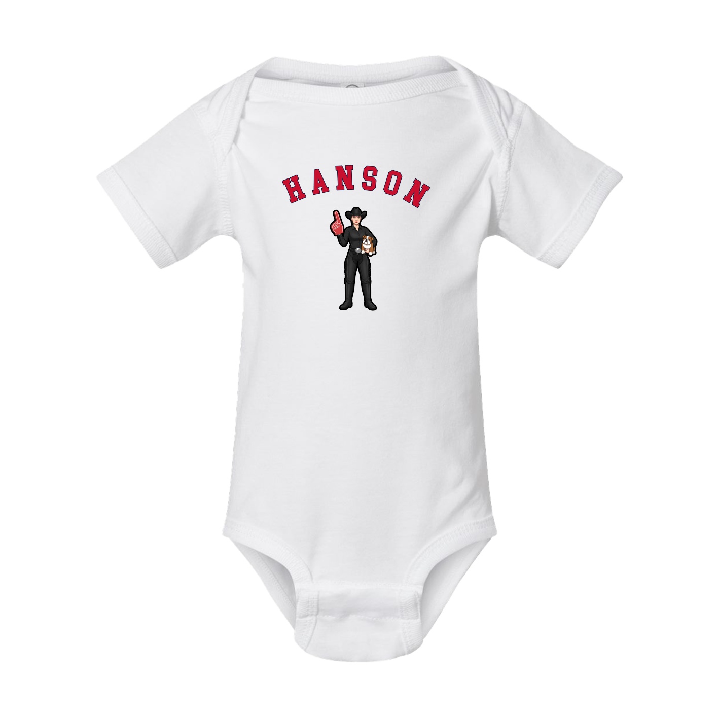 Baby Onesie — Shirsey Arch in White