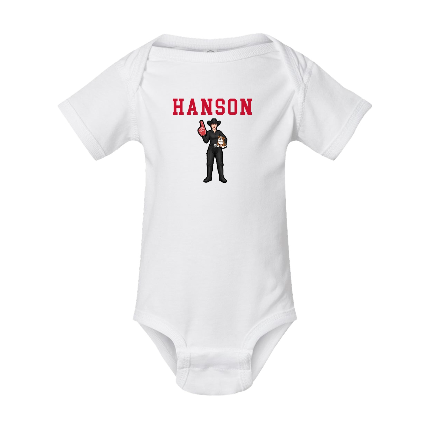 Baby Onesie — Shirsey in White