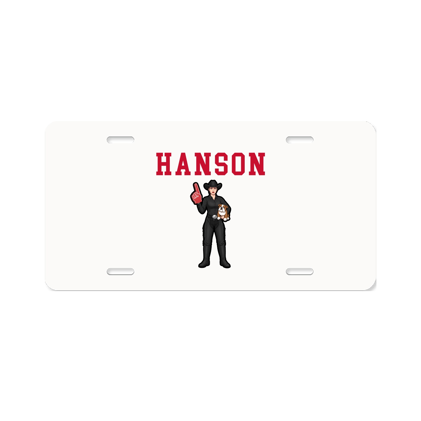 License Plate — Shirsey in Classic