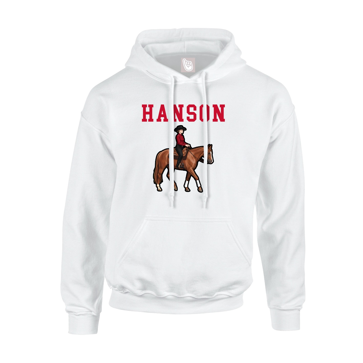 Youth Hoodie — Shirsey in White