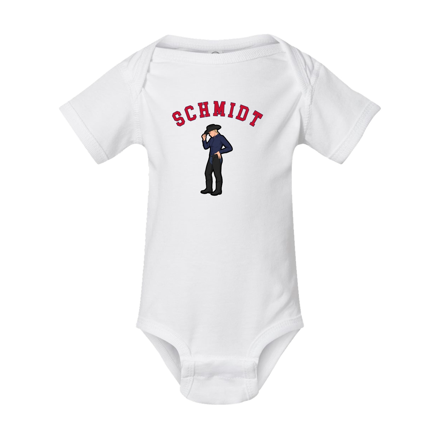 Baby Onesie — Shirsey Arch in White