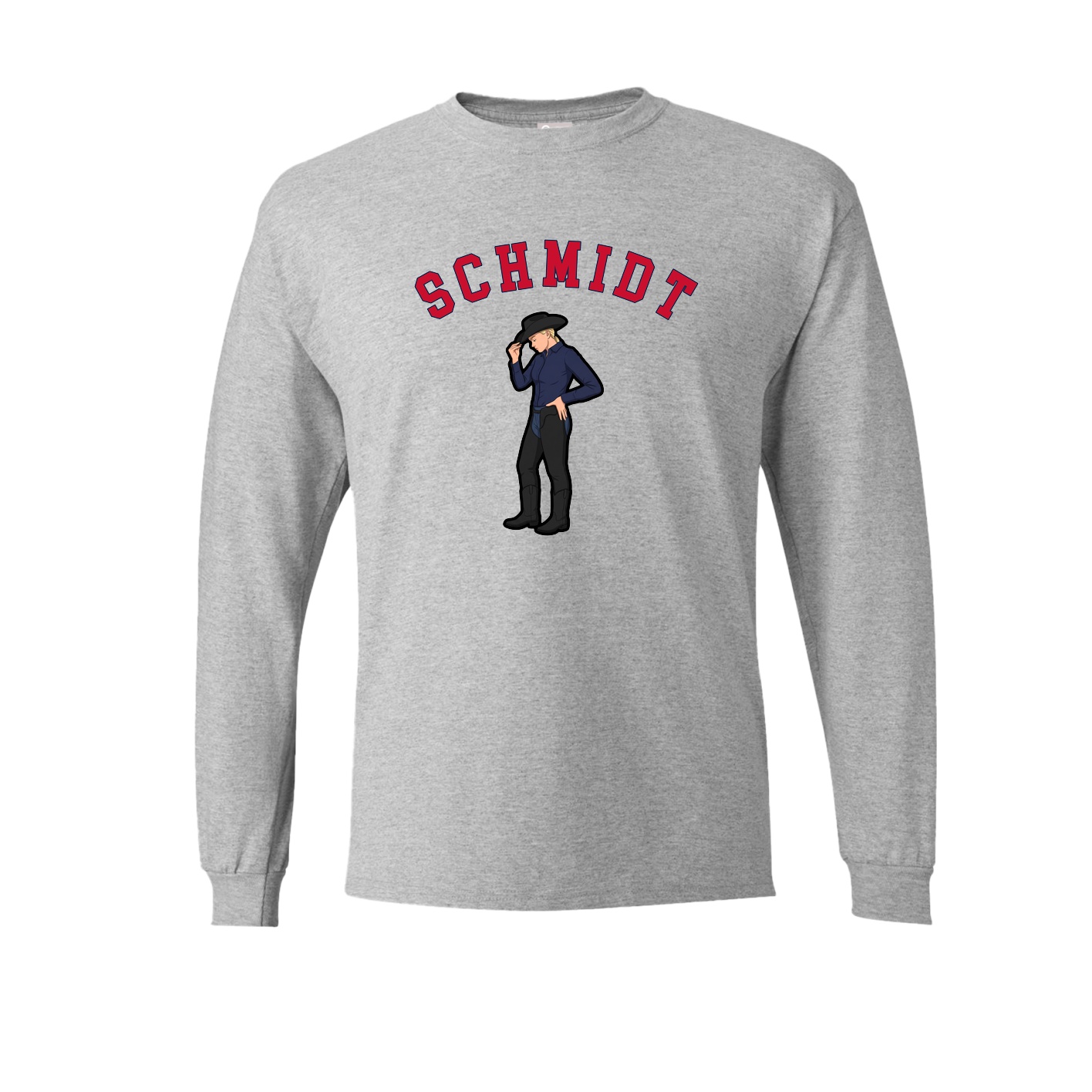 Long Sleeve Tee — Shirsey Arch in Grey