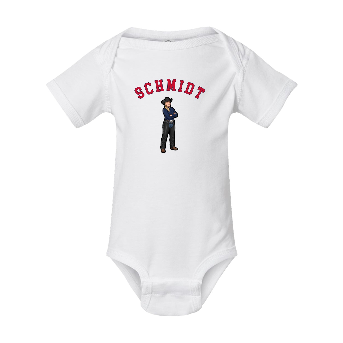 Baby Onesie — Shirsey Arch in White