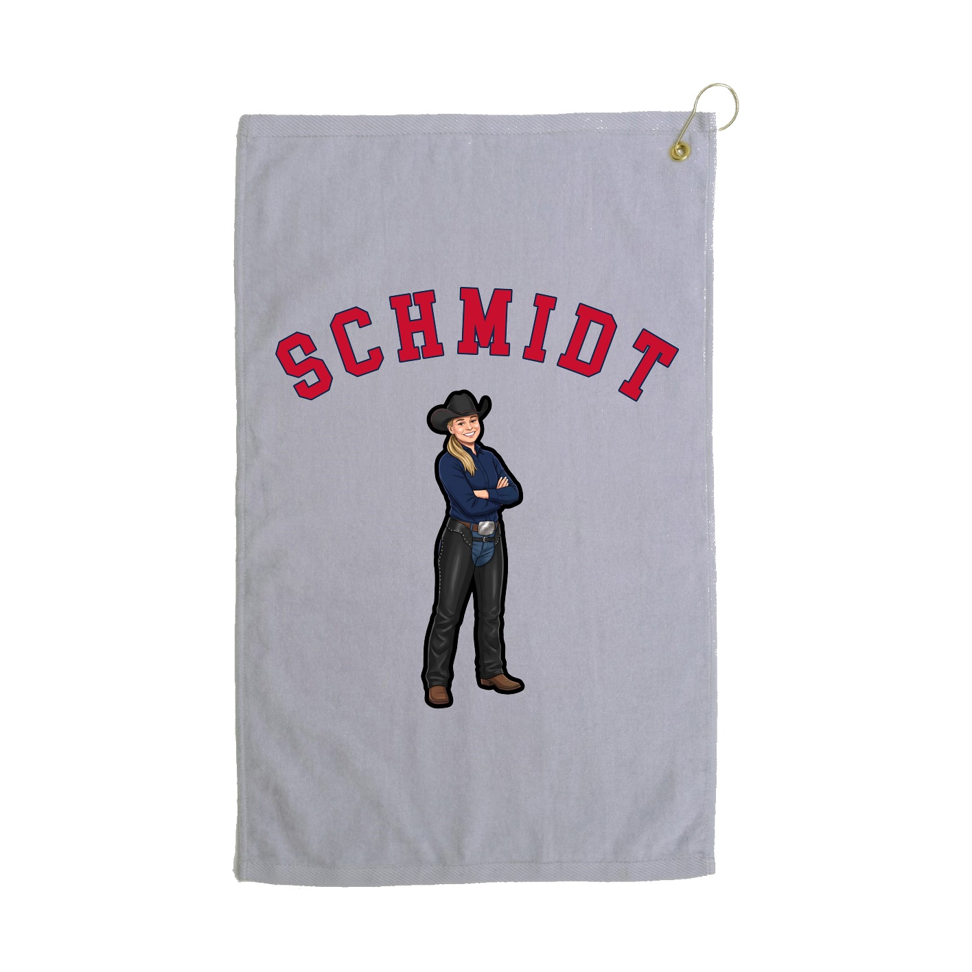 Golf Towel — Shirsey Arch in Grey