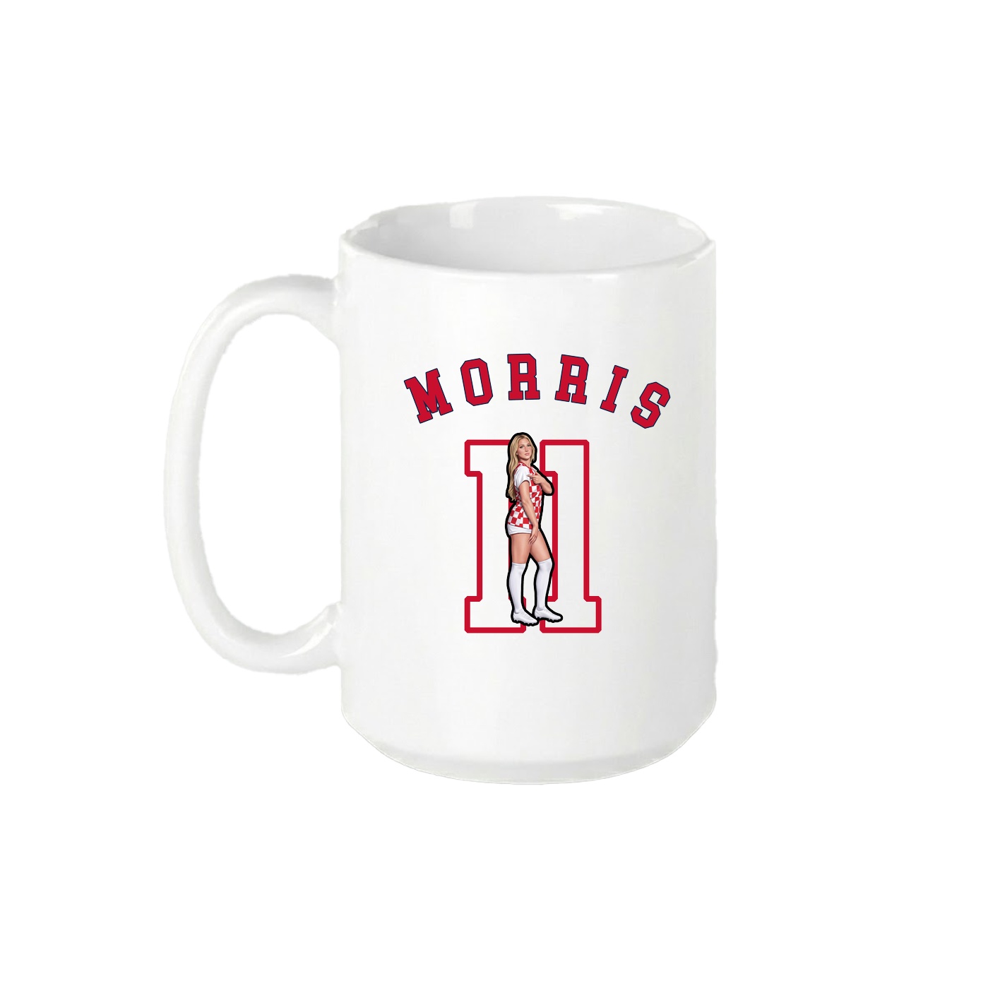 15oz Coffee Mug — Shirsey Arch in White