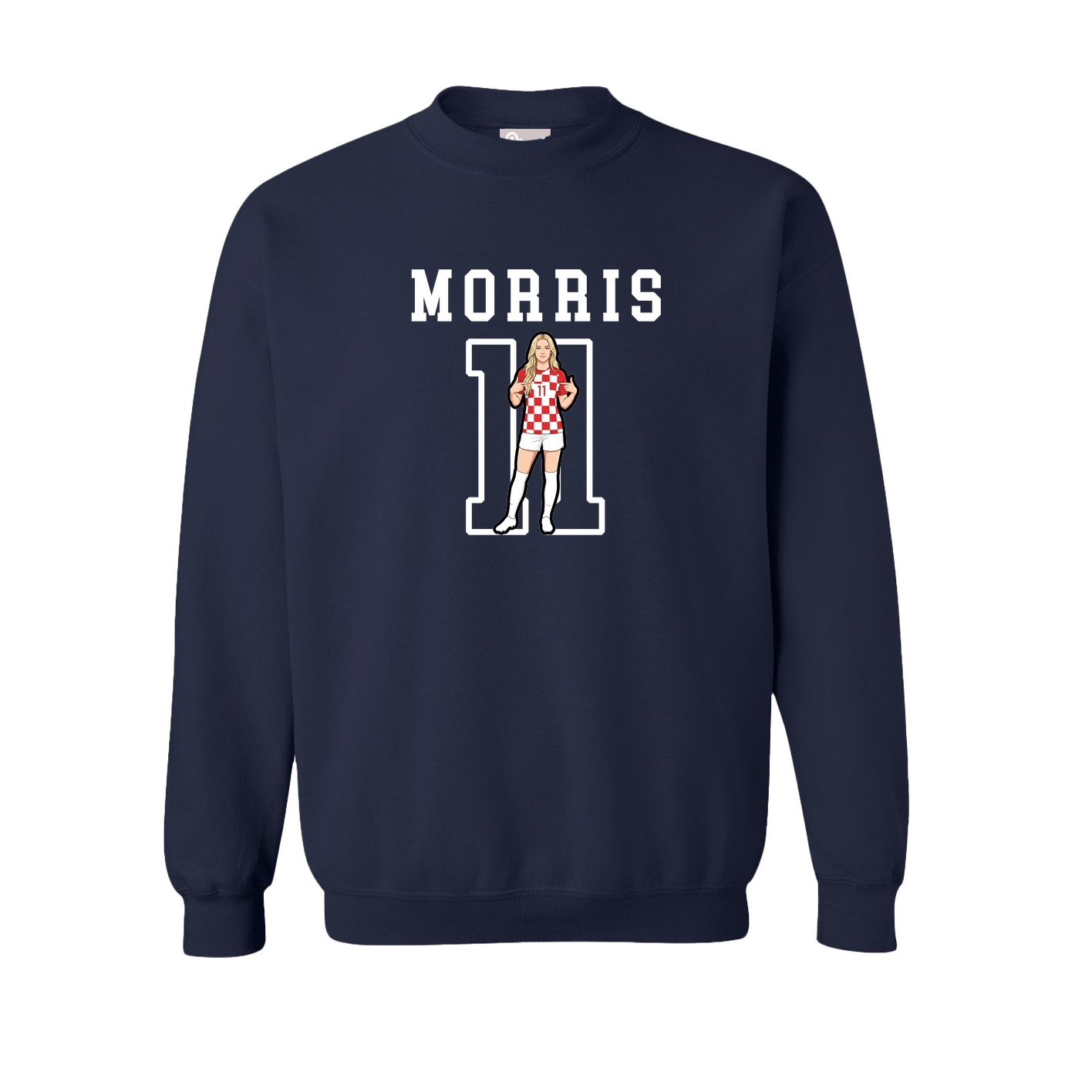 Fleece Crew — Shirsey in Navy