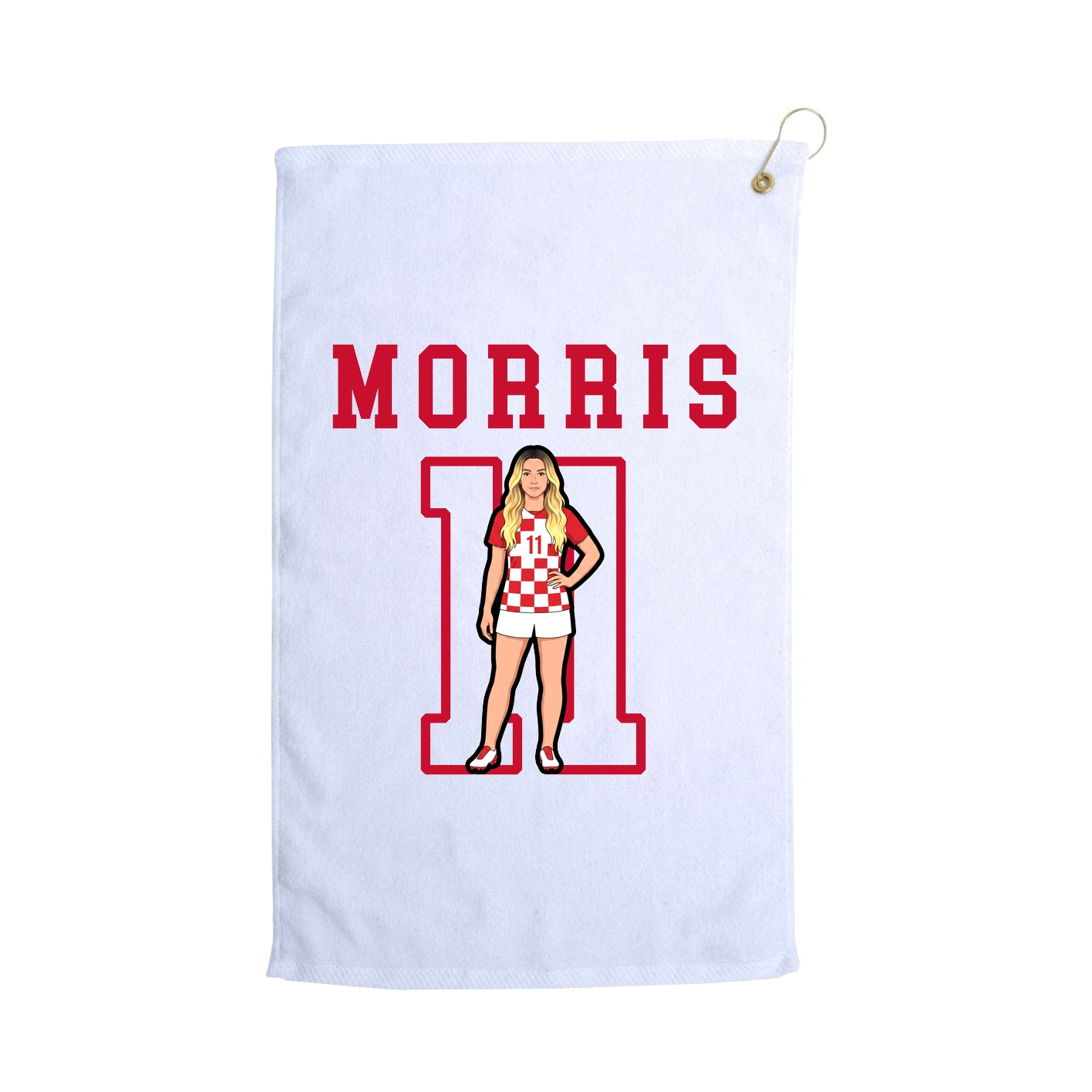 Golf Towel — Shirsey in White