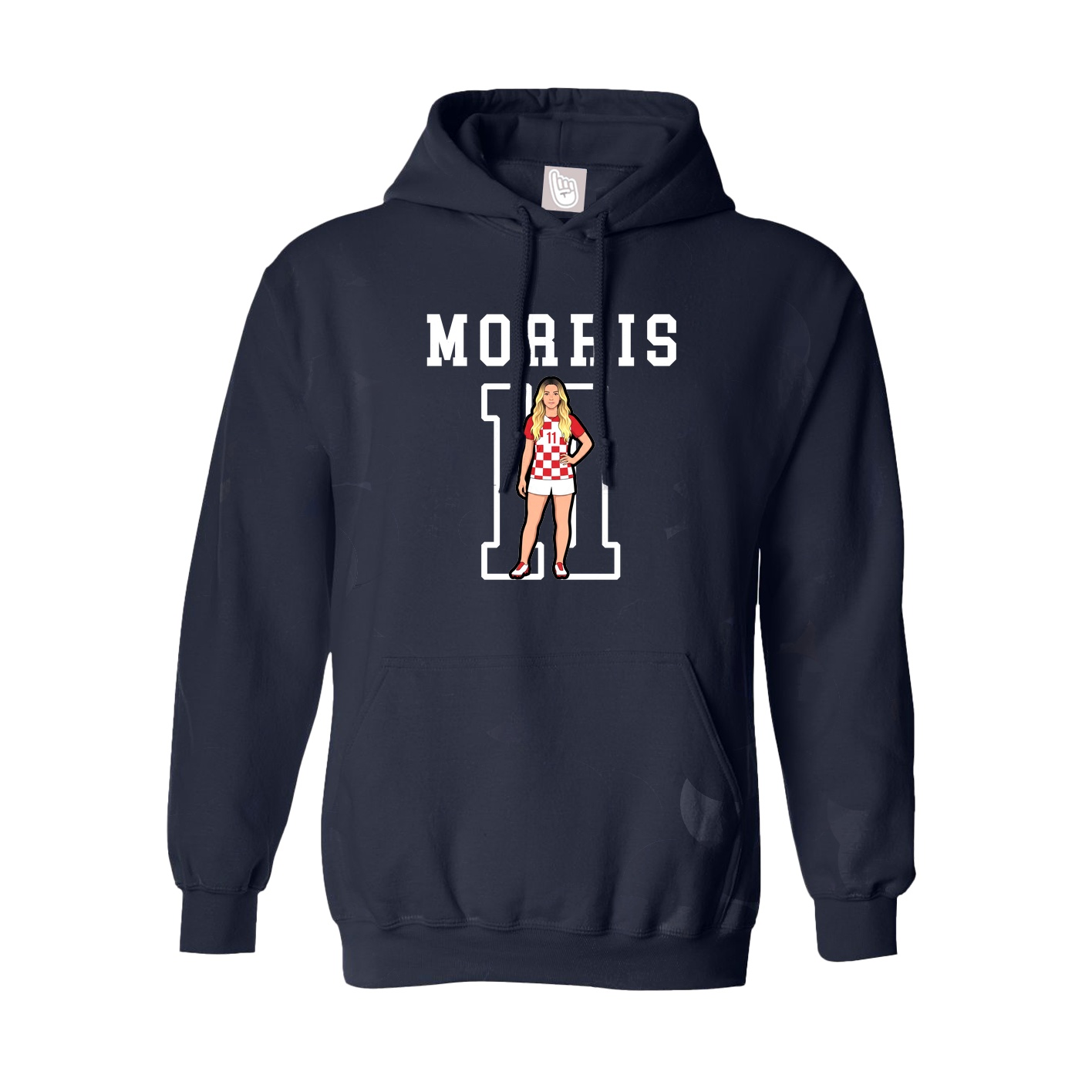 Youth Hoodie — Shirsey in Navy