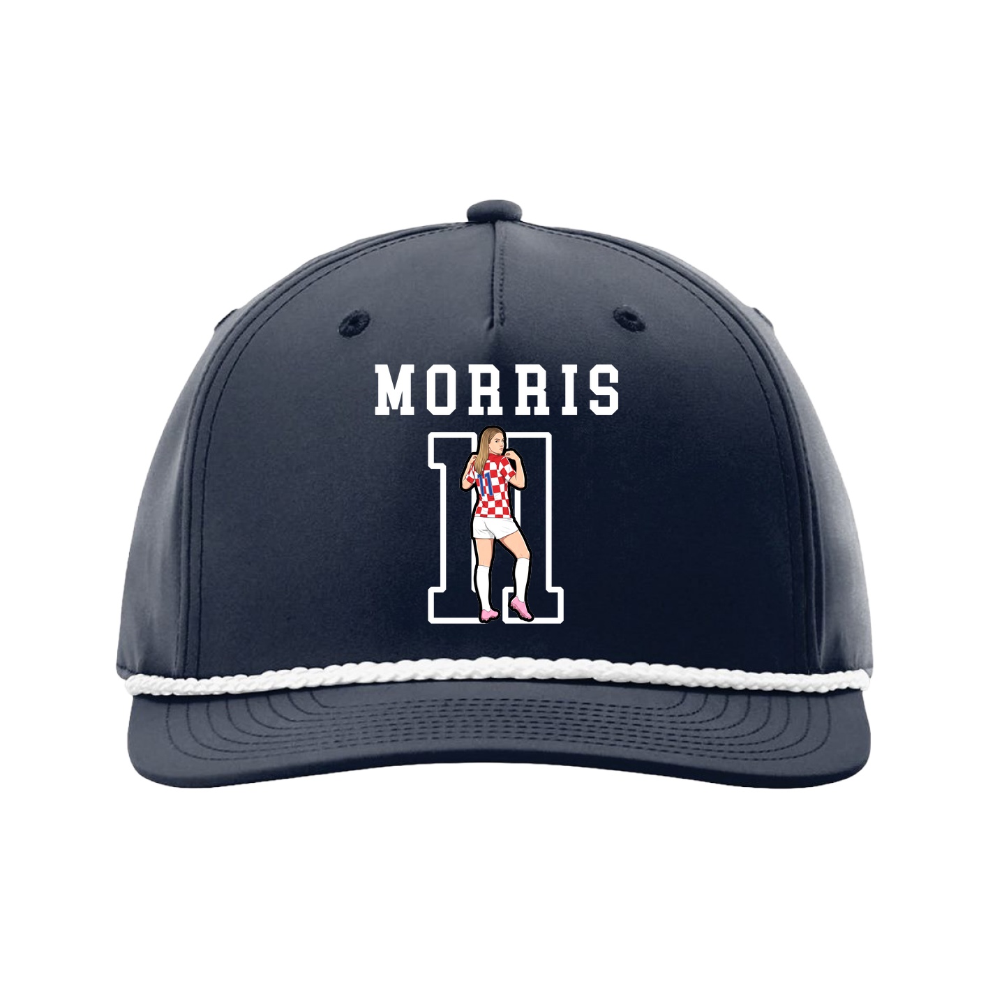 Five-Panel Classic Rope Cap — Shirsey in Navy