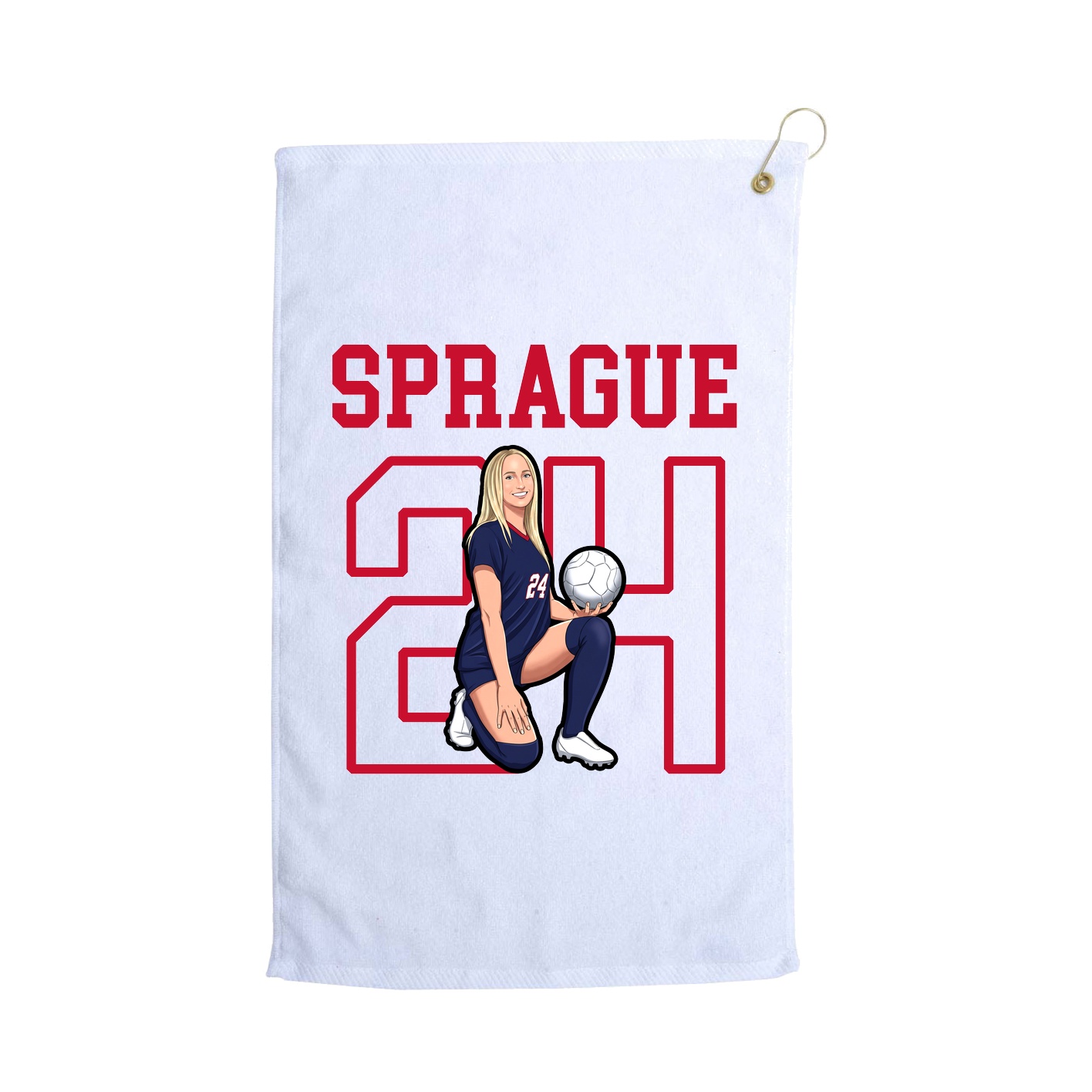 Golf Towel — Shirsey in White