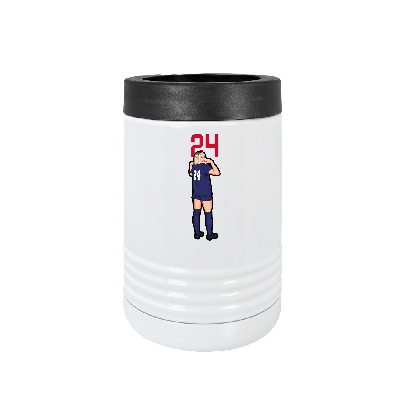Beverage Holder — Number Top in White