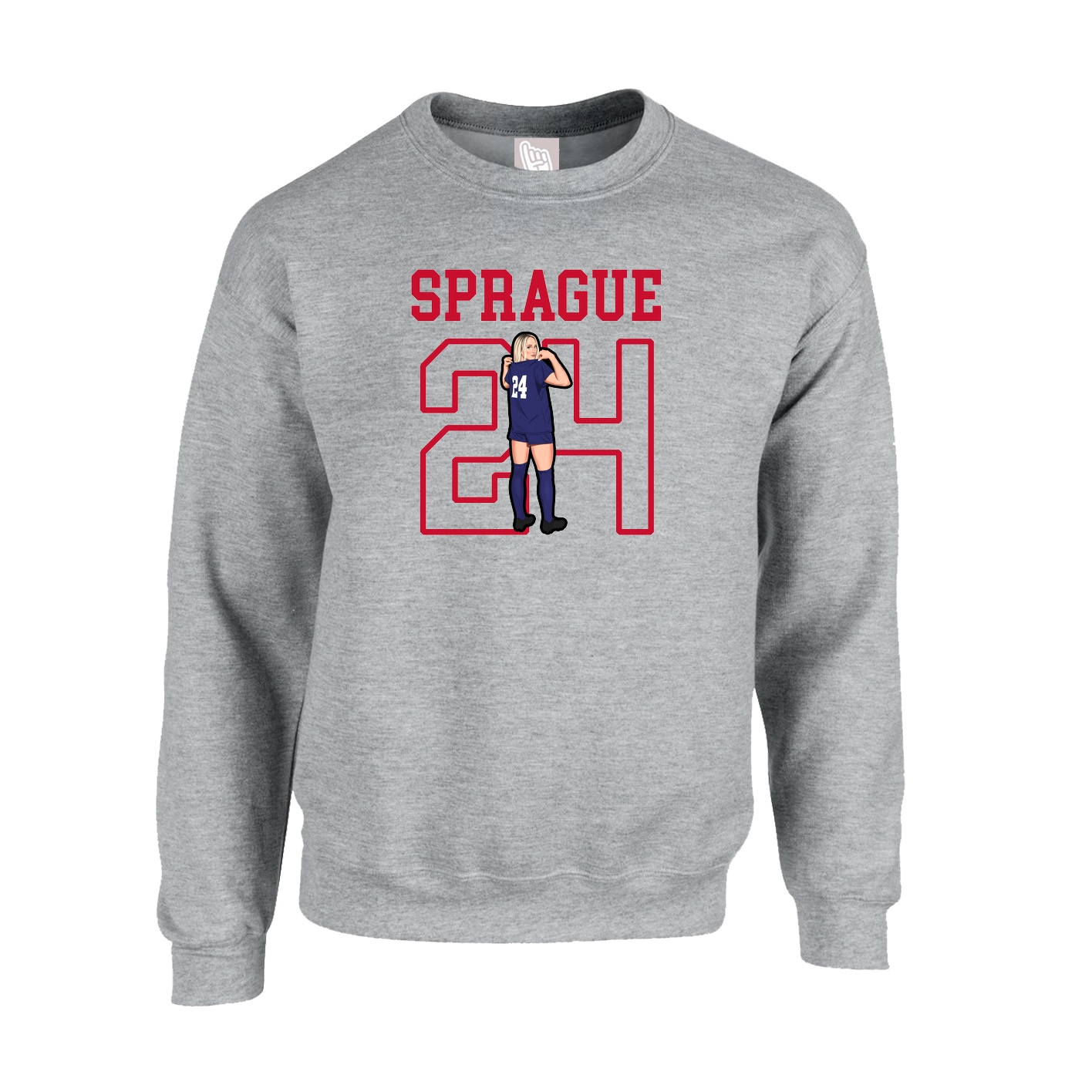 Fleece Crew — Shirsey in Grey