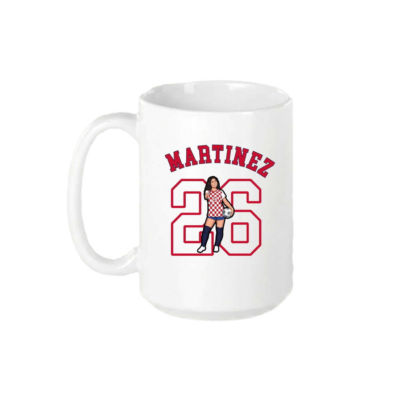 15oz Coffee Mug — Shirsey Arch in White