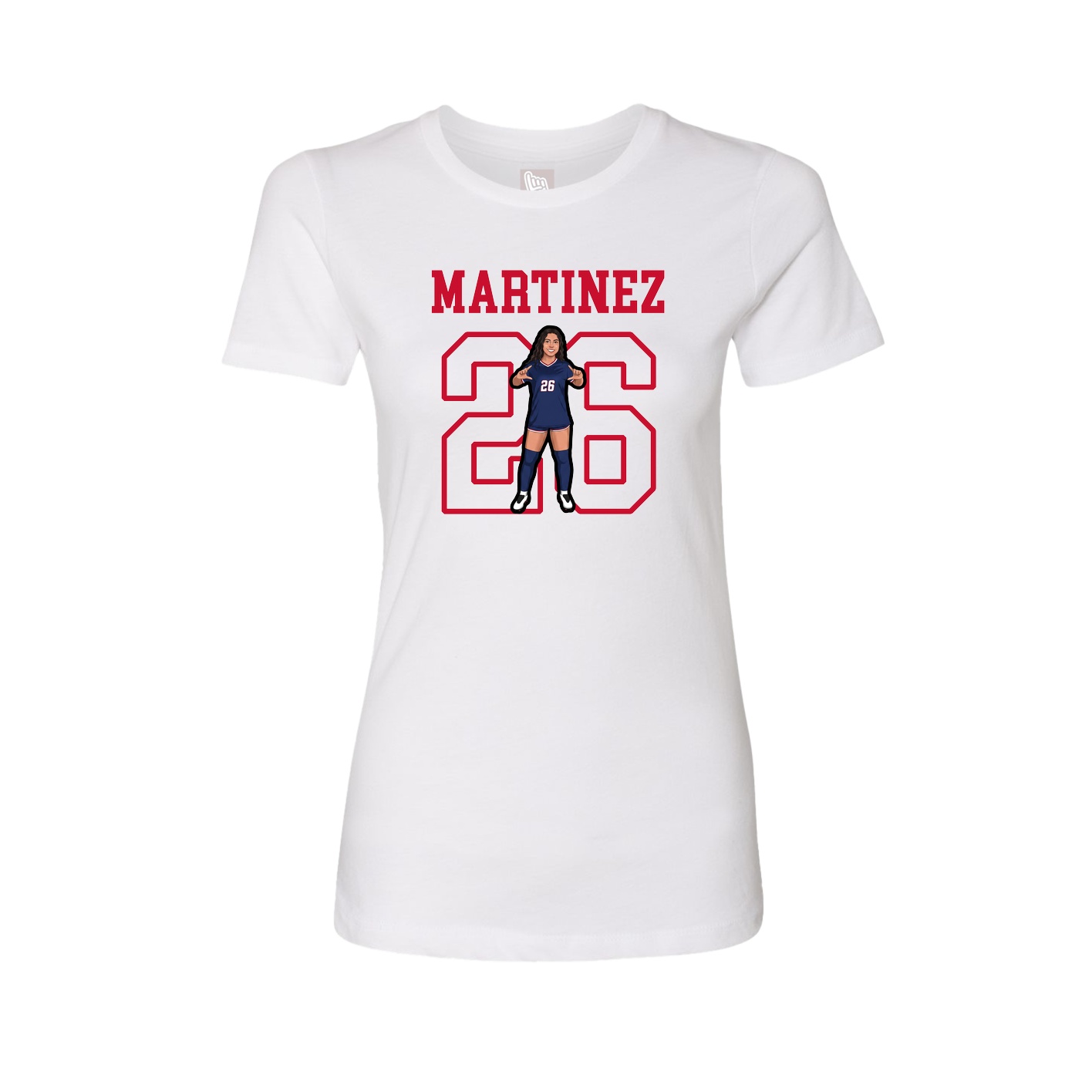 Fitted Women's Tee — Shirsey in White