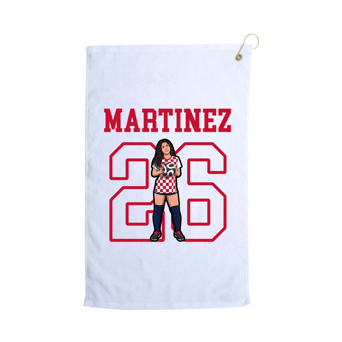 Golf Towel — Shirsey in White