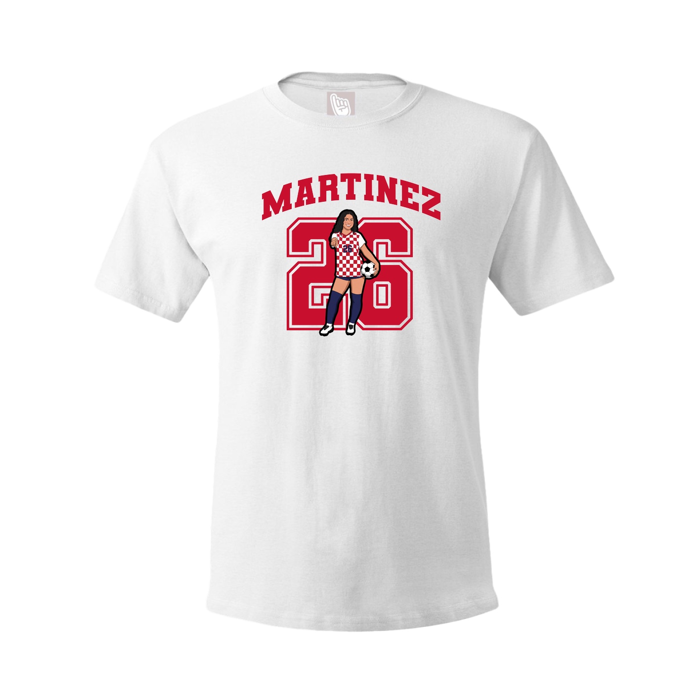 Tee — Number in White