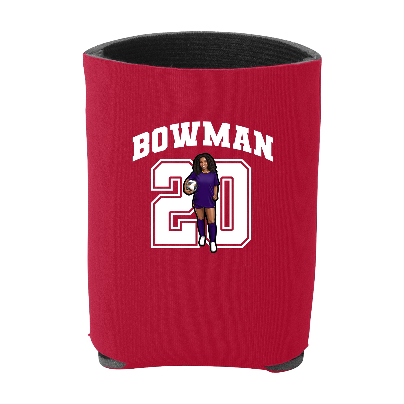Can Holder — Number in Red