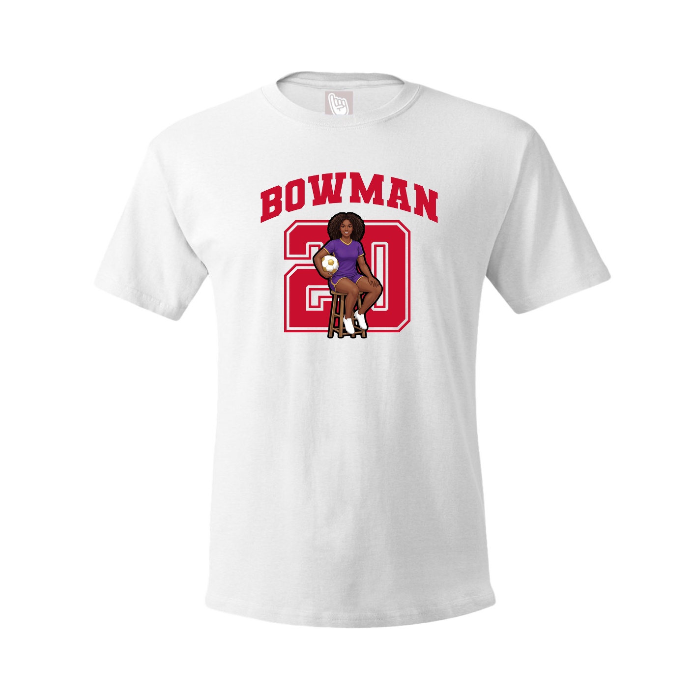 Tee — Number in White