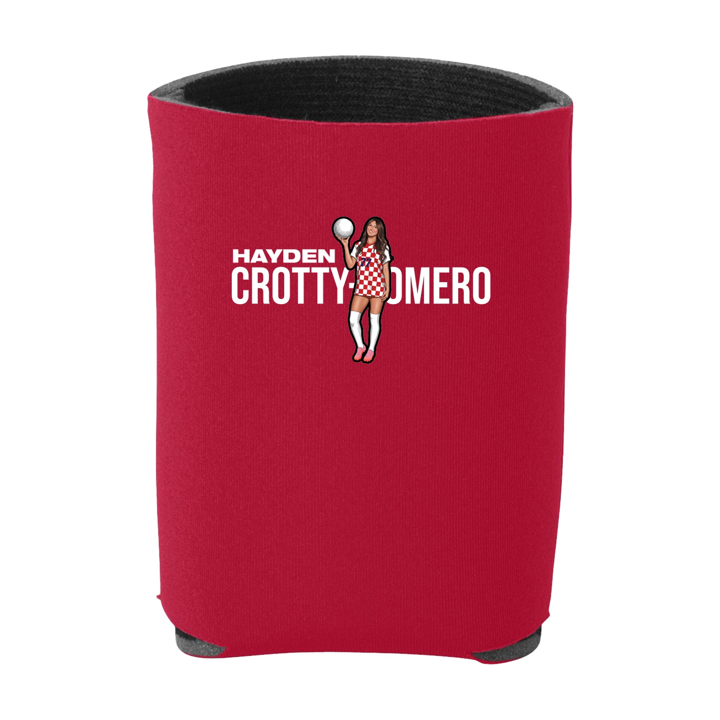 Can Holder — Player Name in Red