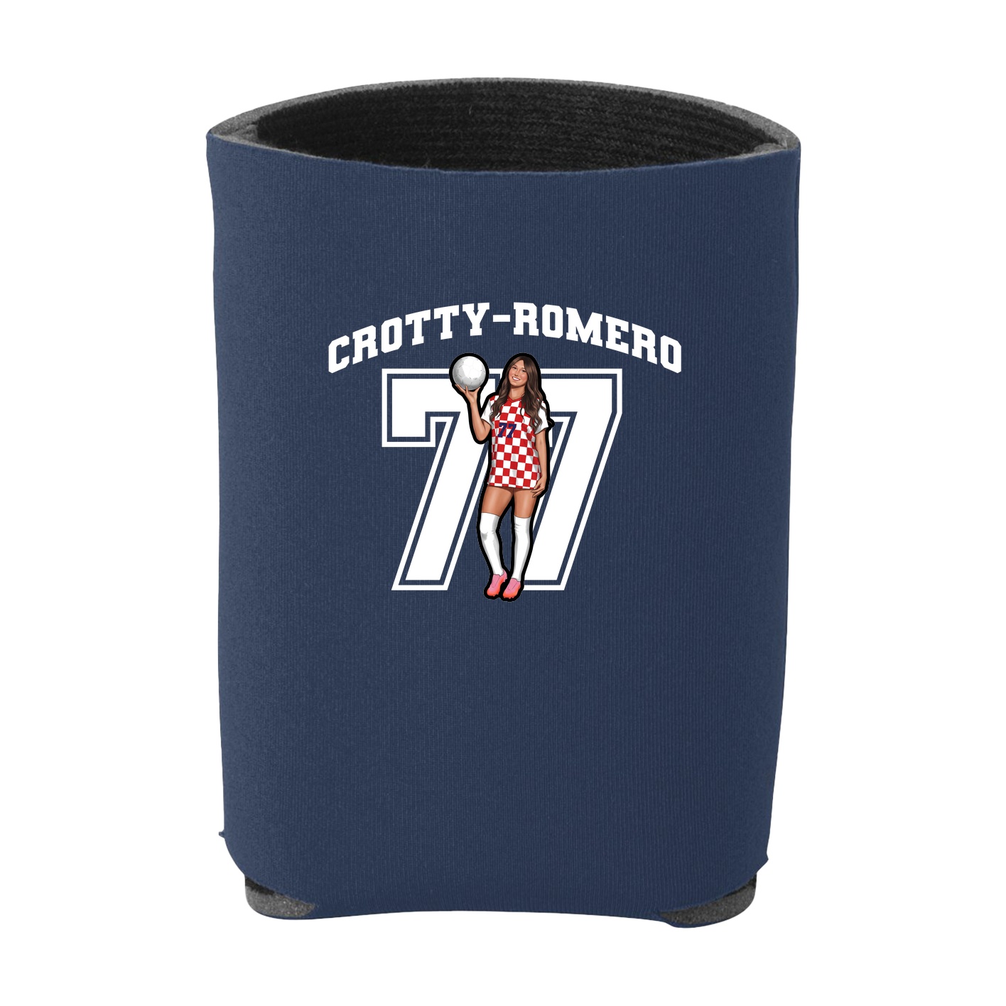 Can Holder — Number in Navy