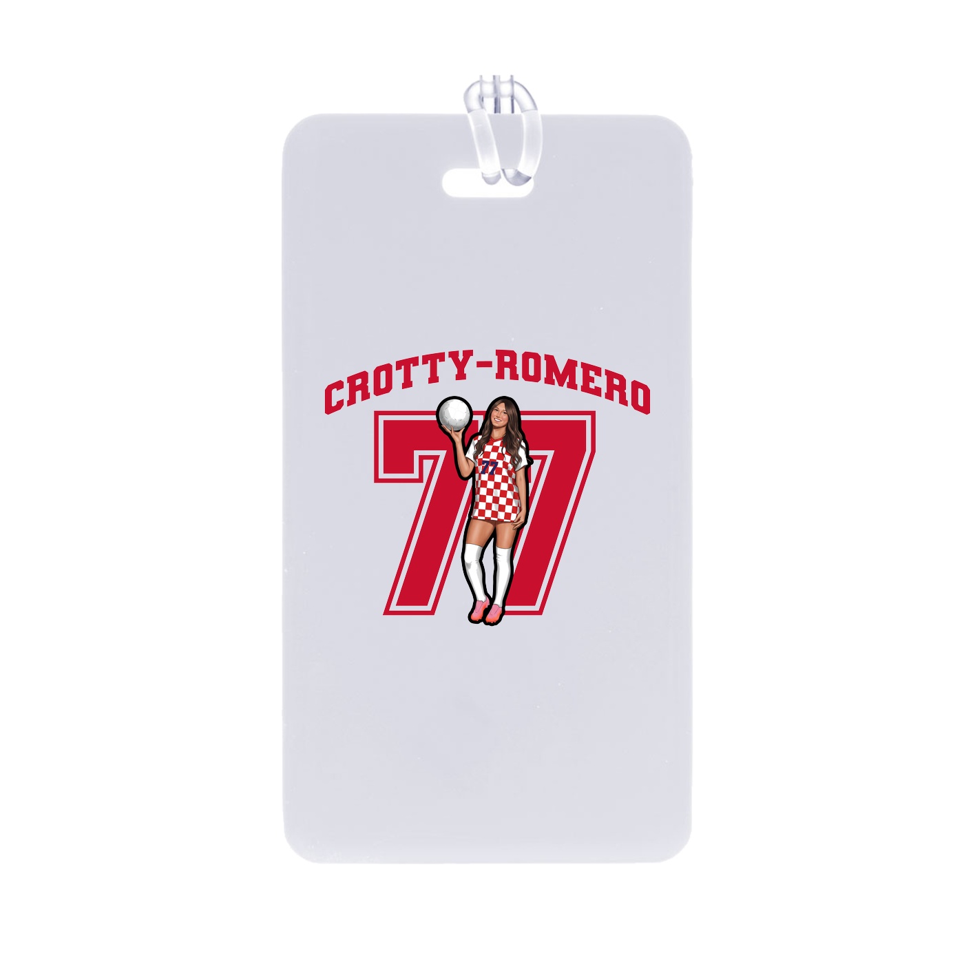 Bag Tag — Number in Classic