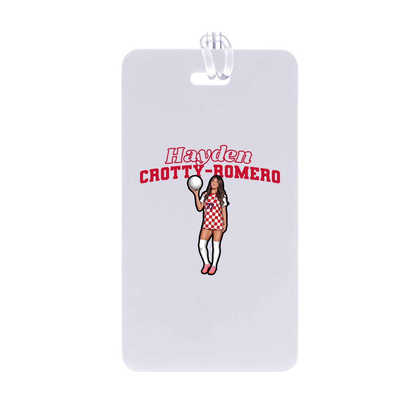 Bag Tag — Name Arch in Classic