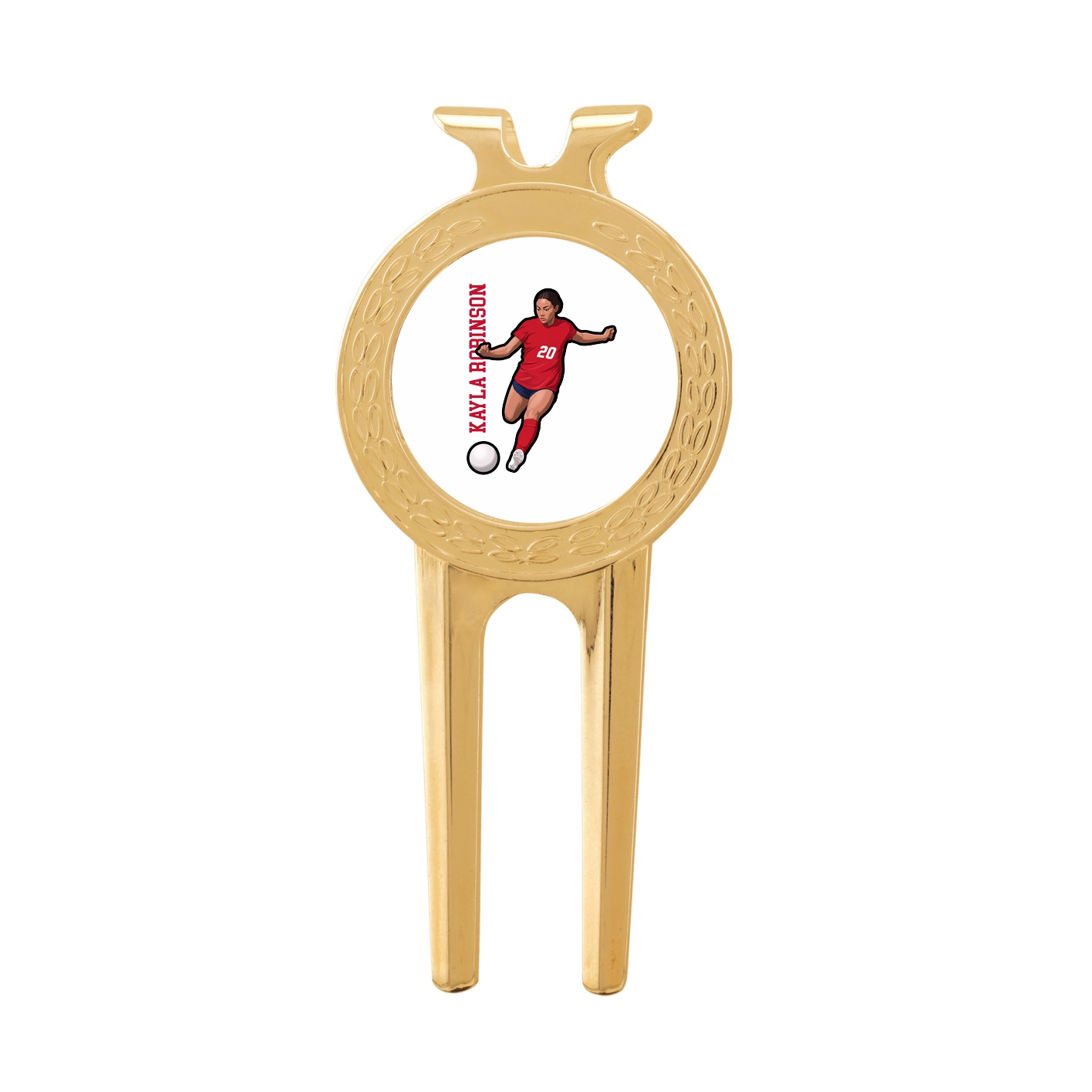 Divot Tool with Ball Marker — Name Vertical in Classic
