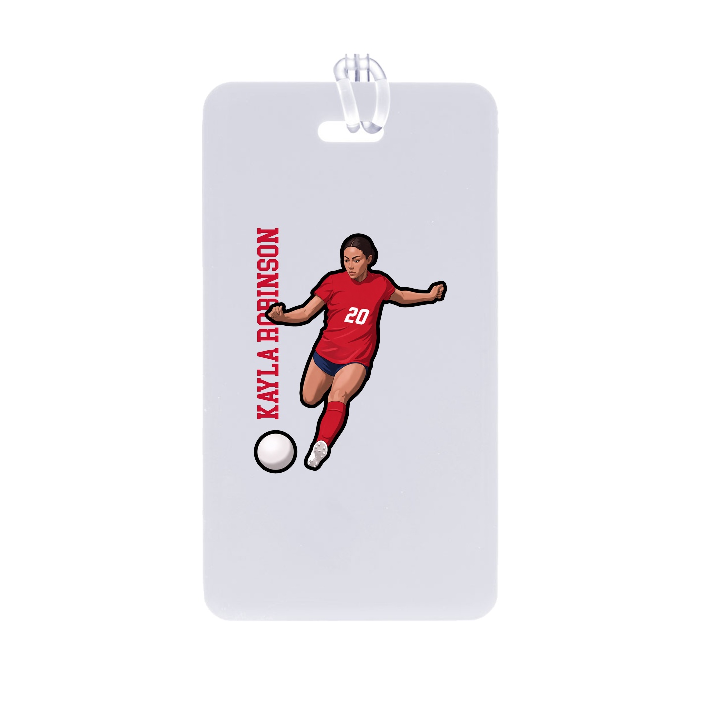 Bag Tag — Name Vertical in Classic