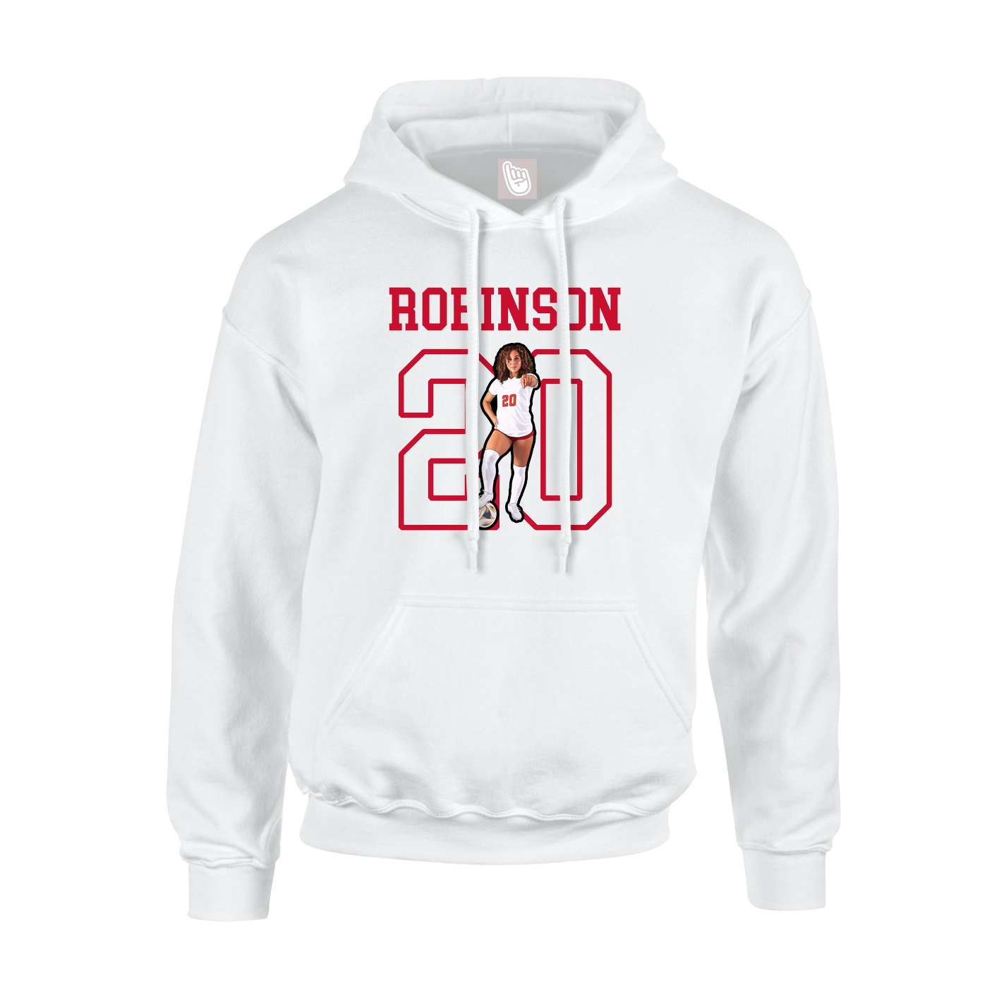 Youth Hoodie — Shirsey in White