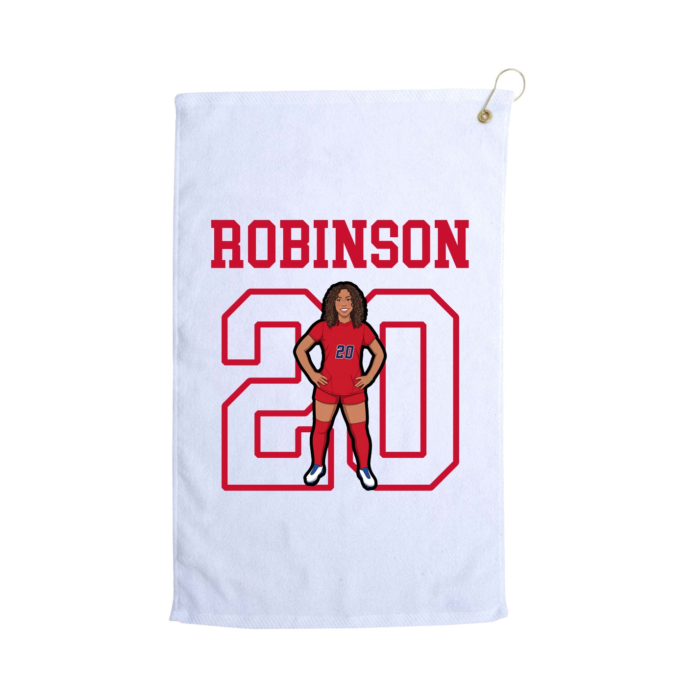 Golf Towel — Shirsey in White