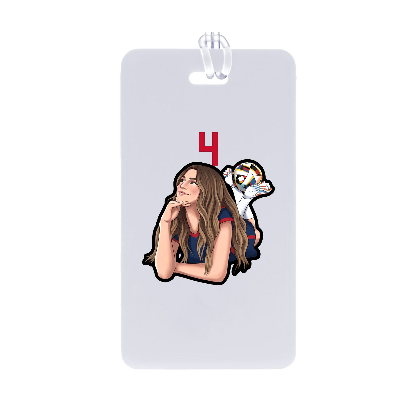 Bag Tag — Number Top in Classic