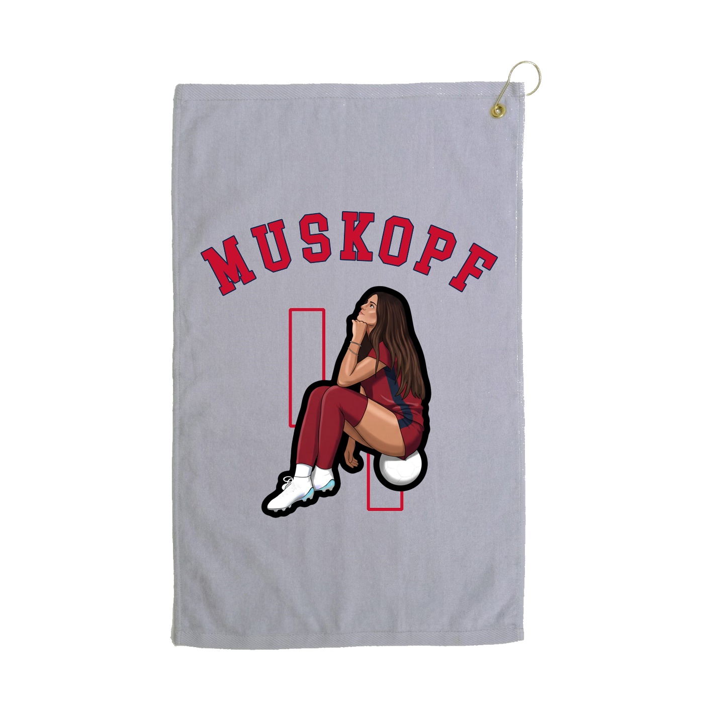 Golf Towel — Shirsey Arch in Grey