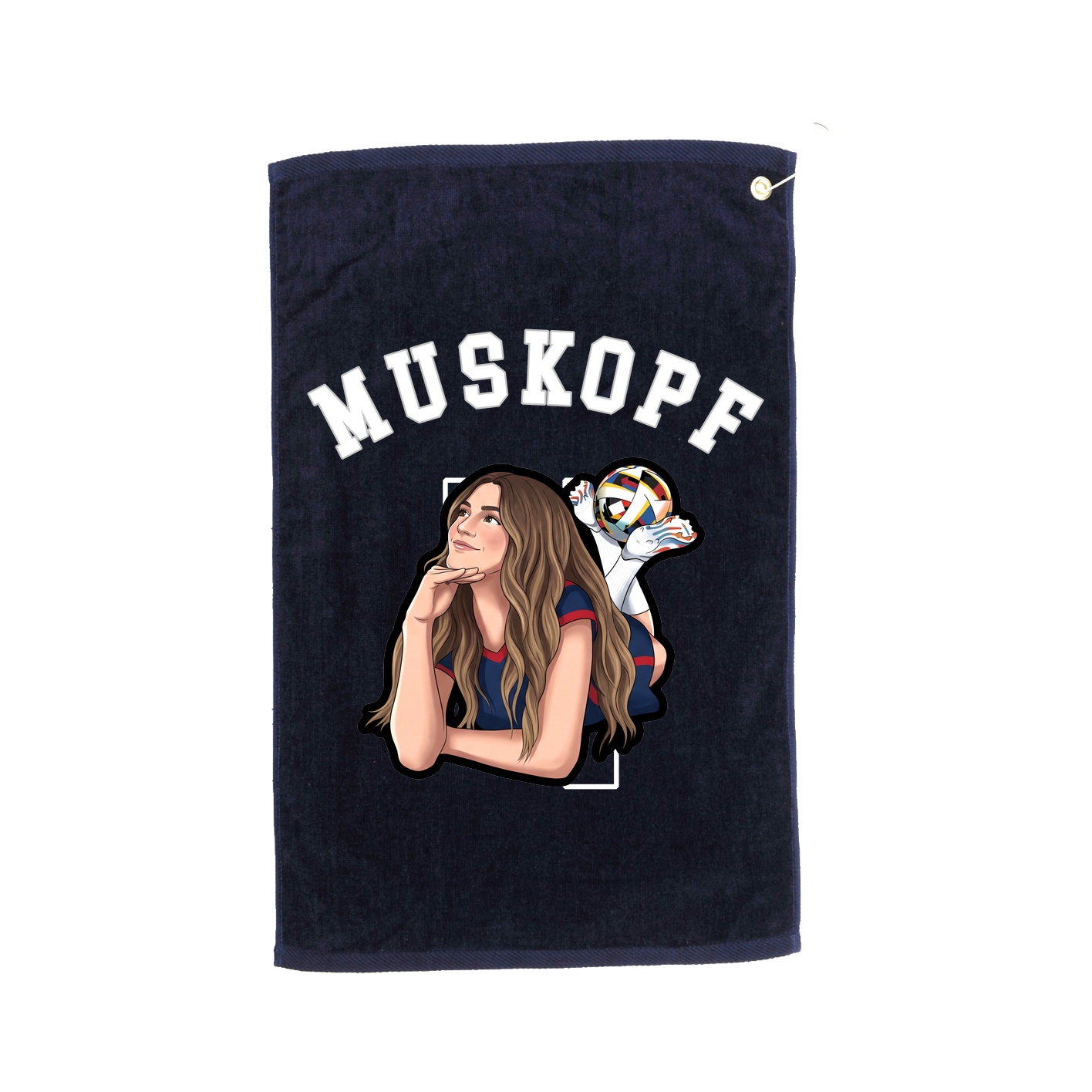 Golf Towel — Shirsey Arch in Navy