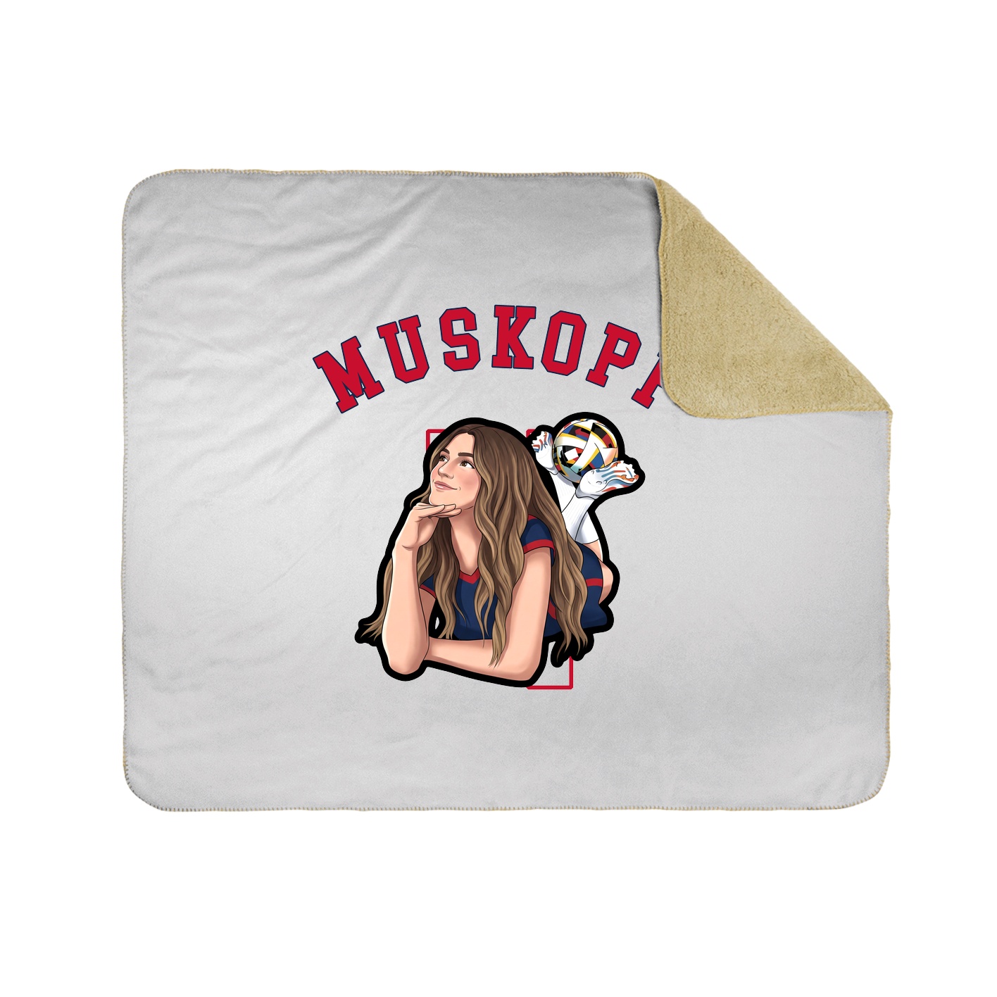 Throw Blanket — Shirsey Arch in White