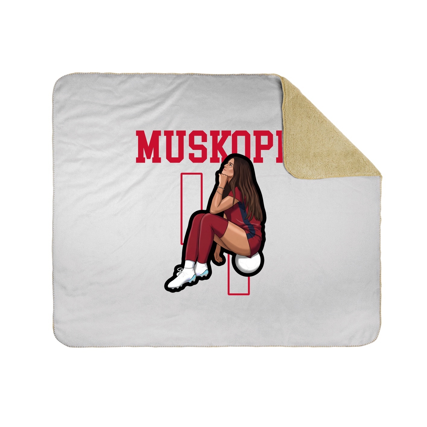 50x60 Sherpa Lined Throw Blanket