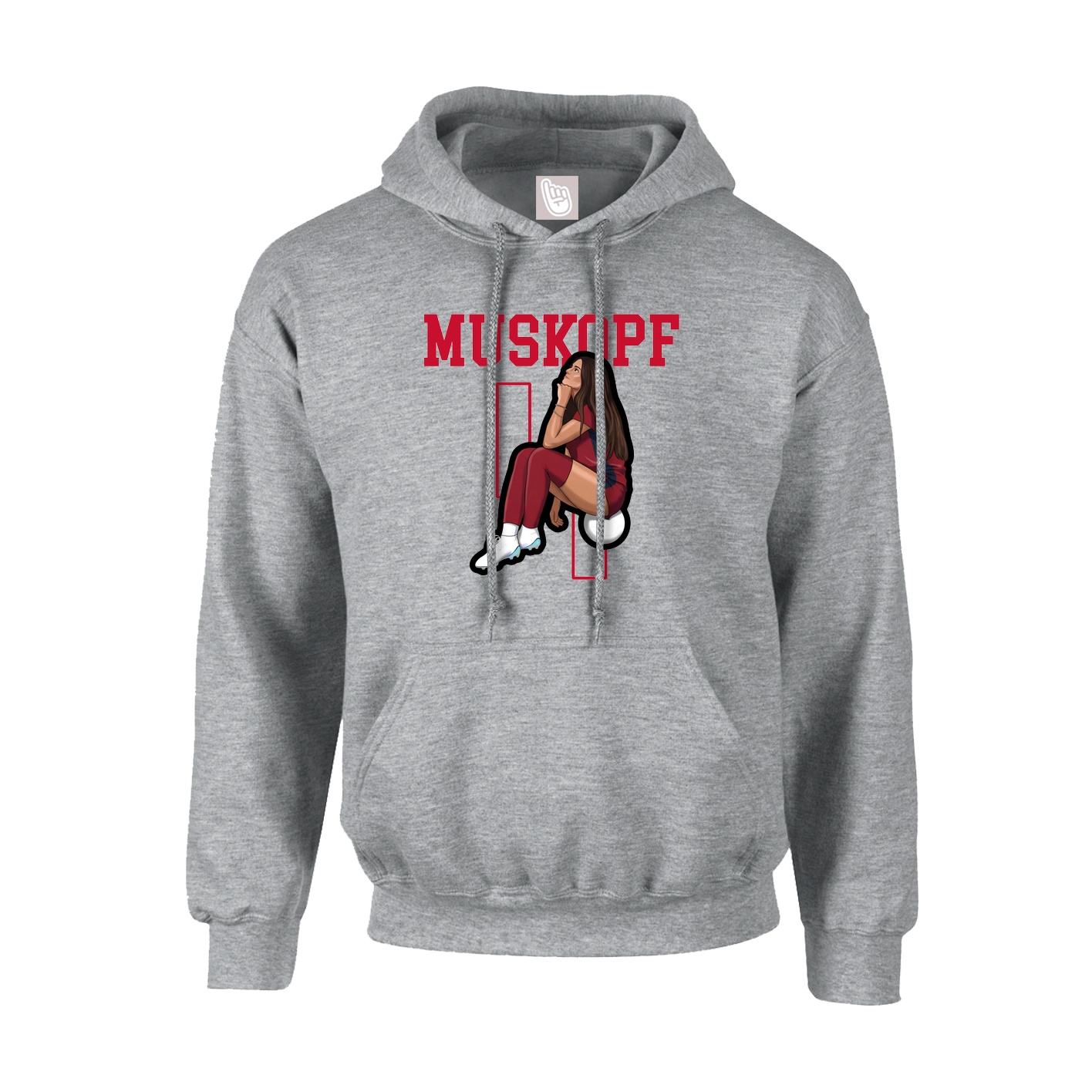 Hoodie — Shirsey in Grey