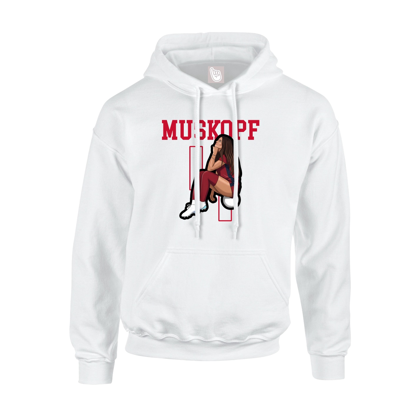 Youth Hoodie — Shirsey in White