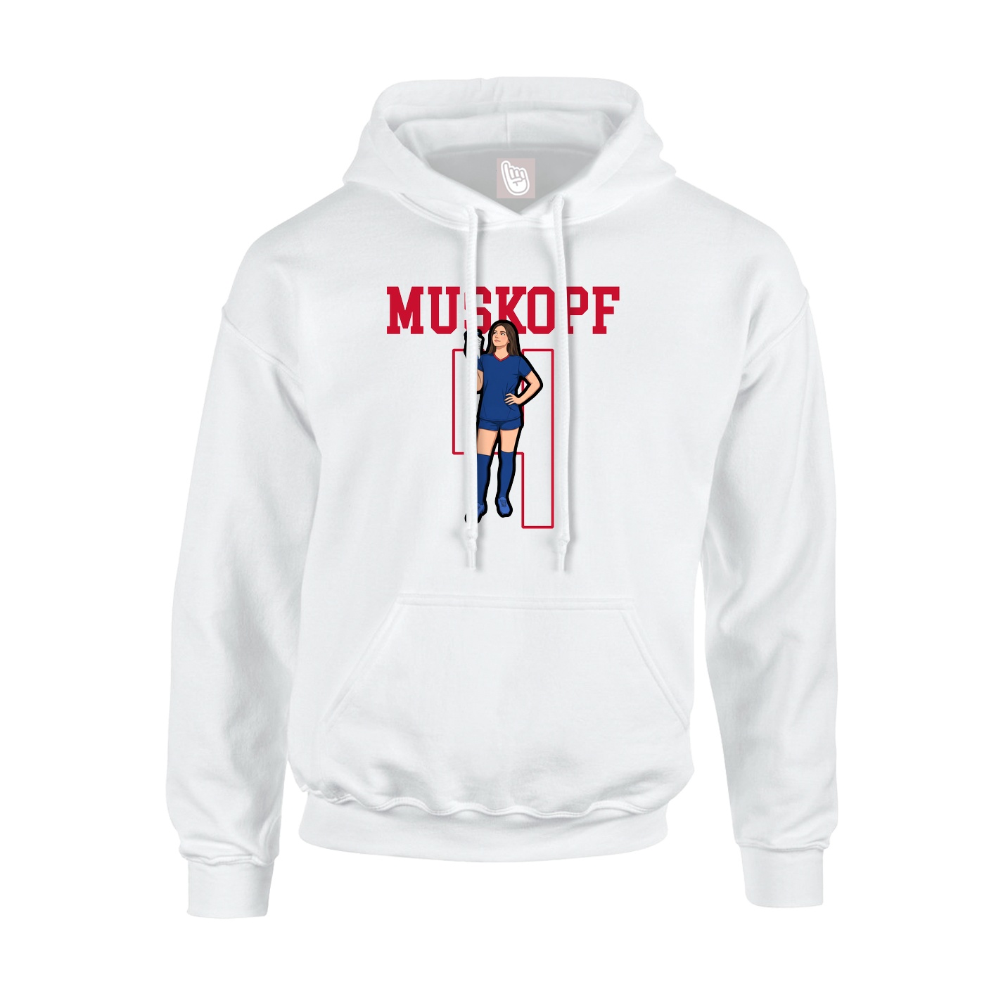 Hoodie — Shirsey in White