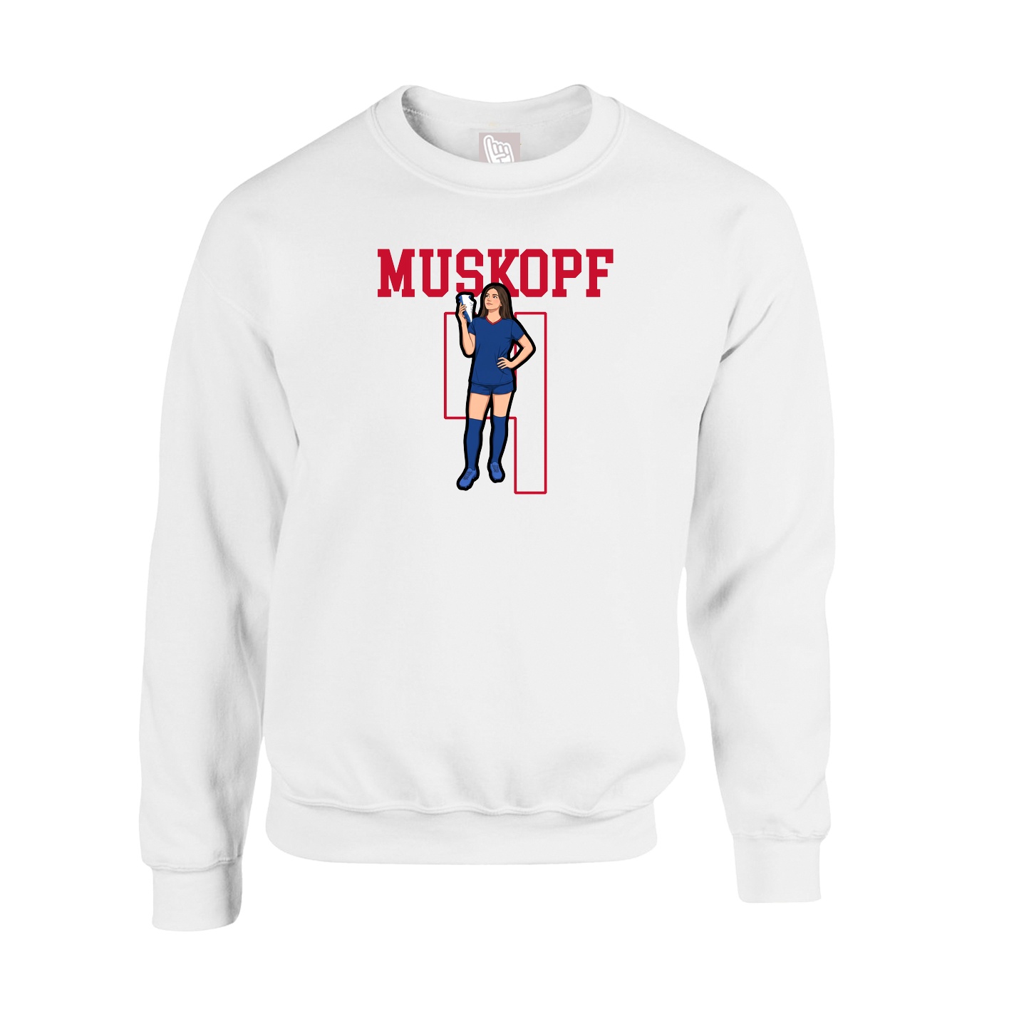 Fleece Crew — Shirsey in White