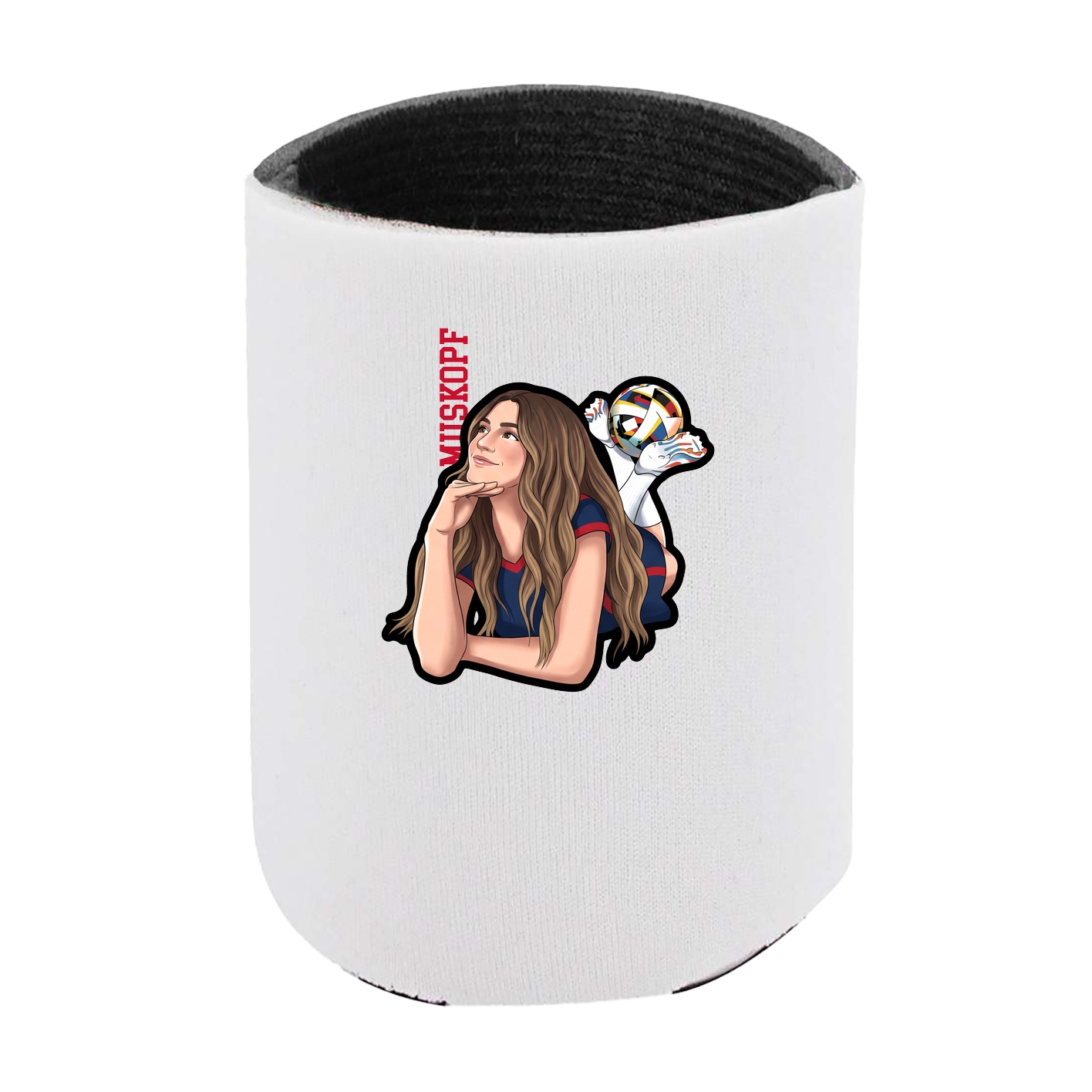 Can Holder — Name Vertical in White