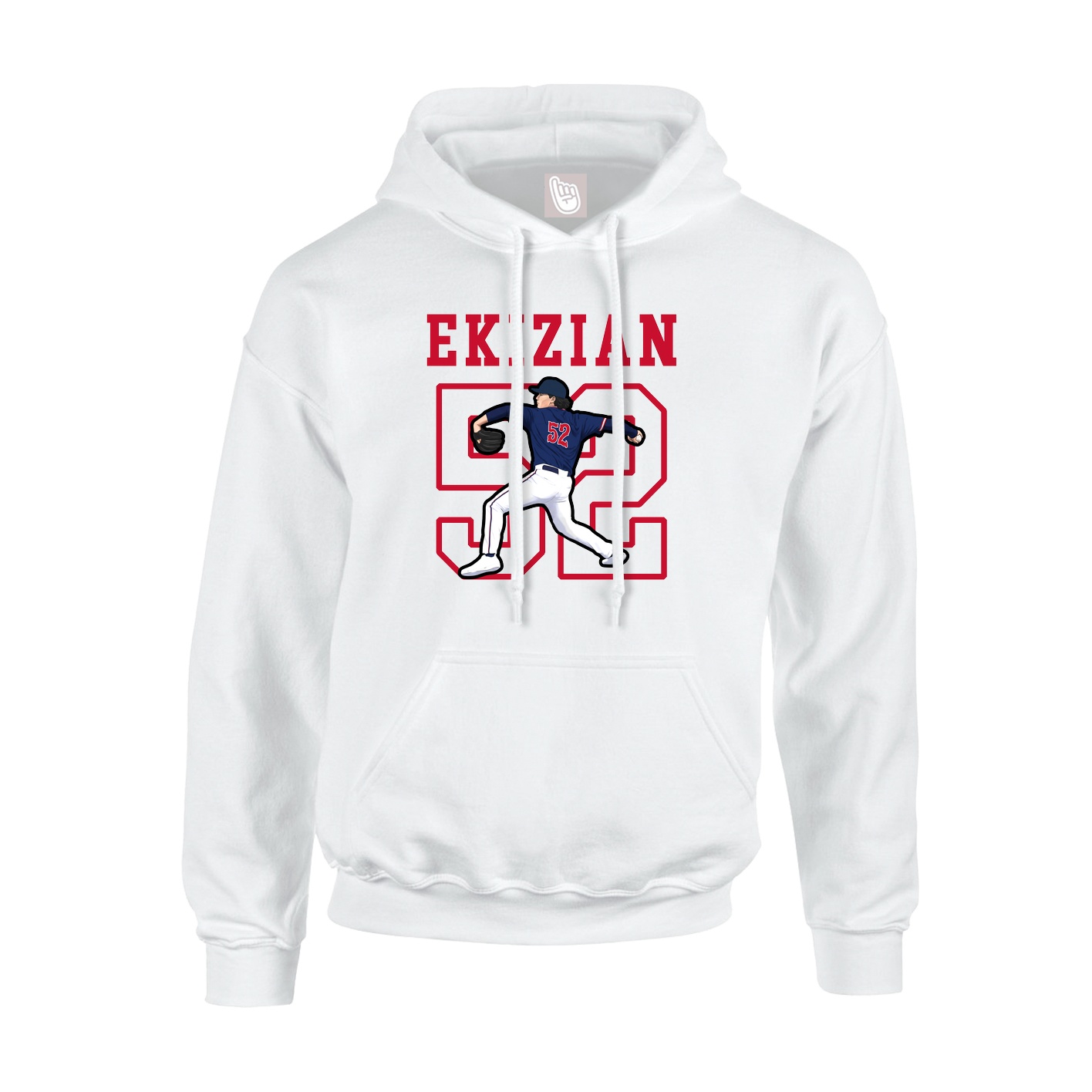 Hoodie — Shirsey in White