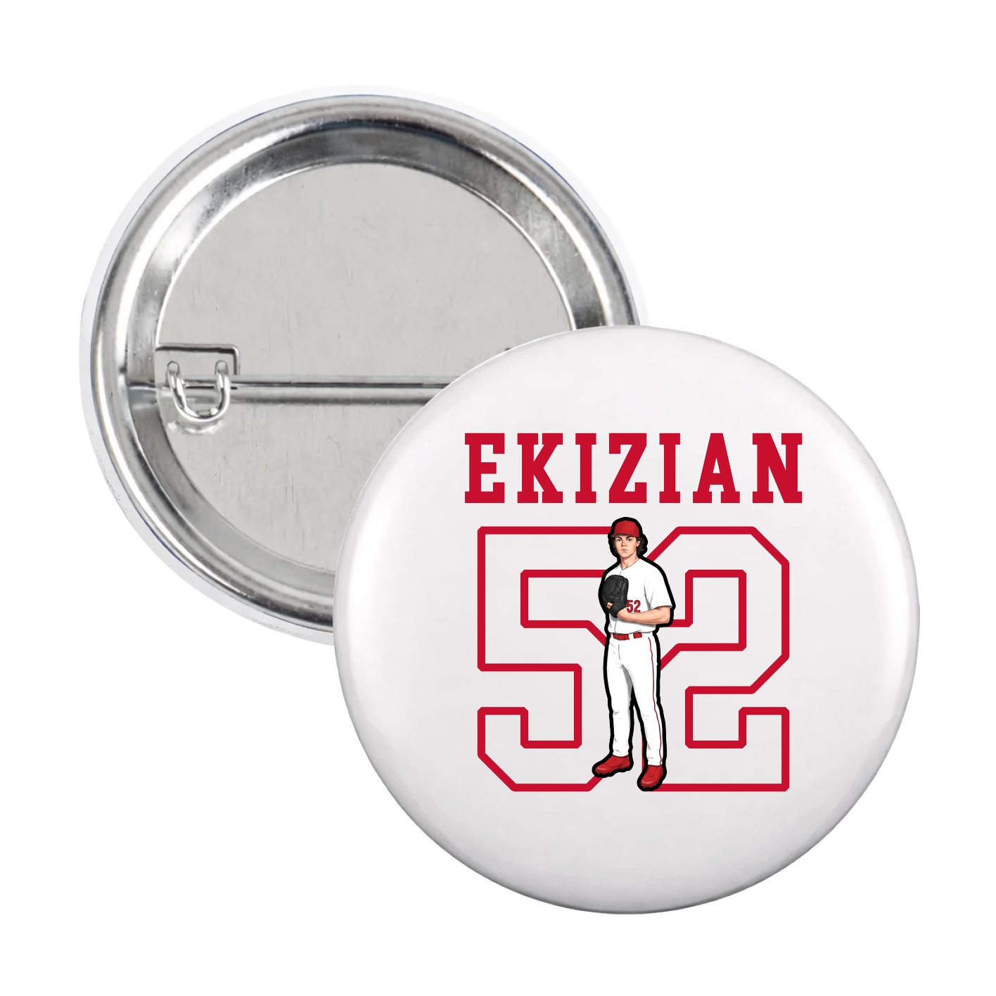 Game Day Button — Shirsey in White