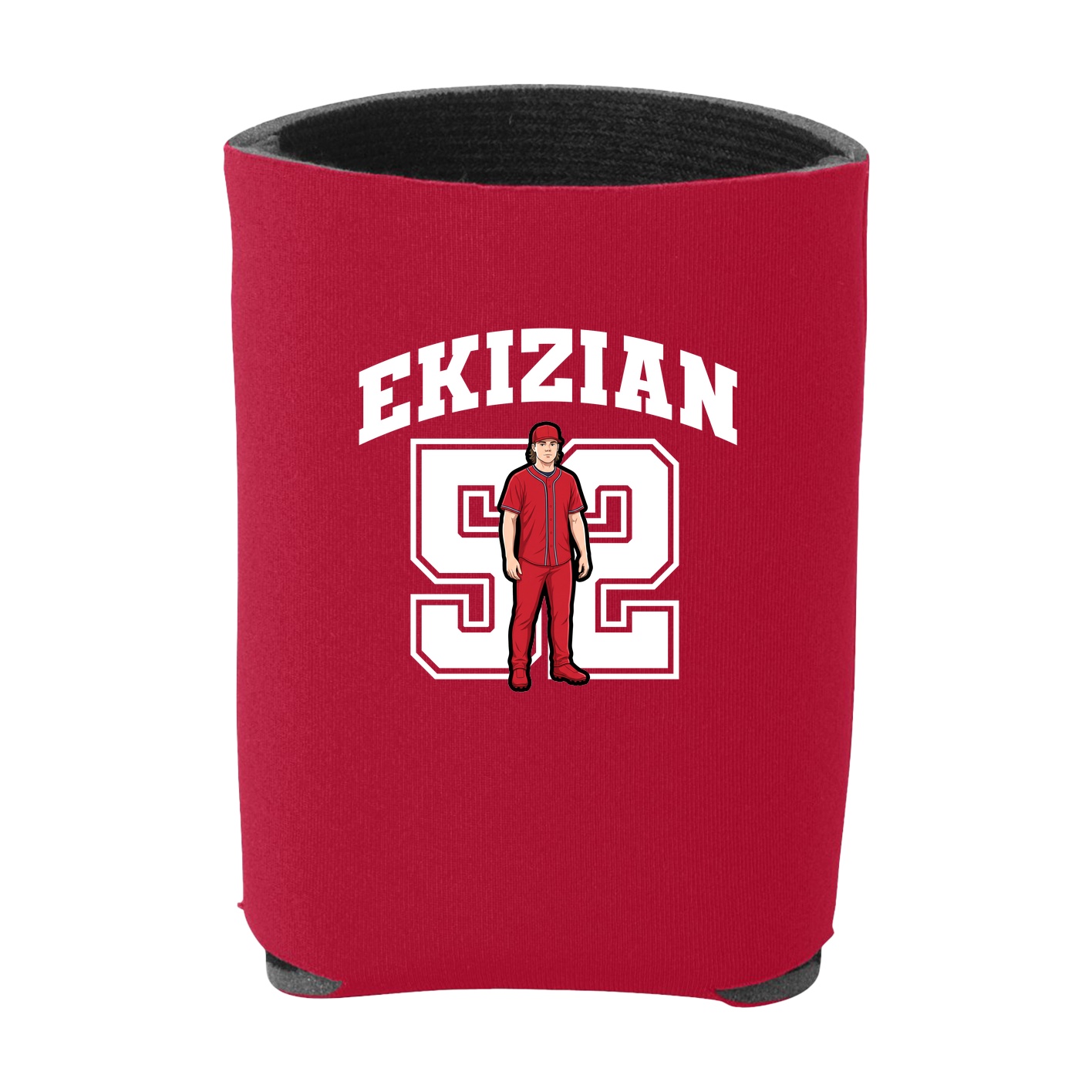 Can Holder — Number in Red