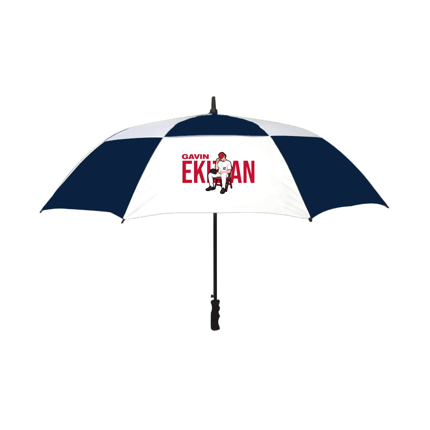 Golf Umbrella — Player Name in Navy
