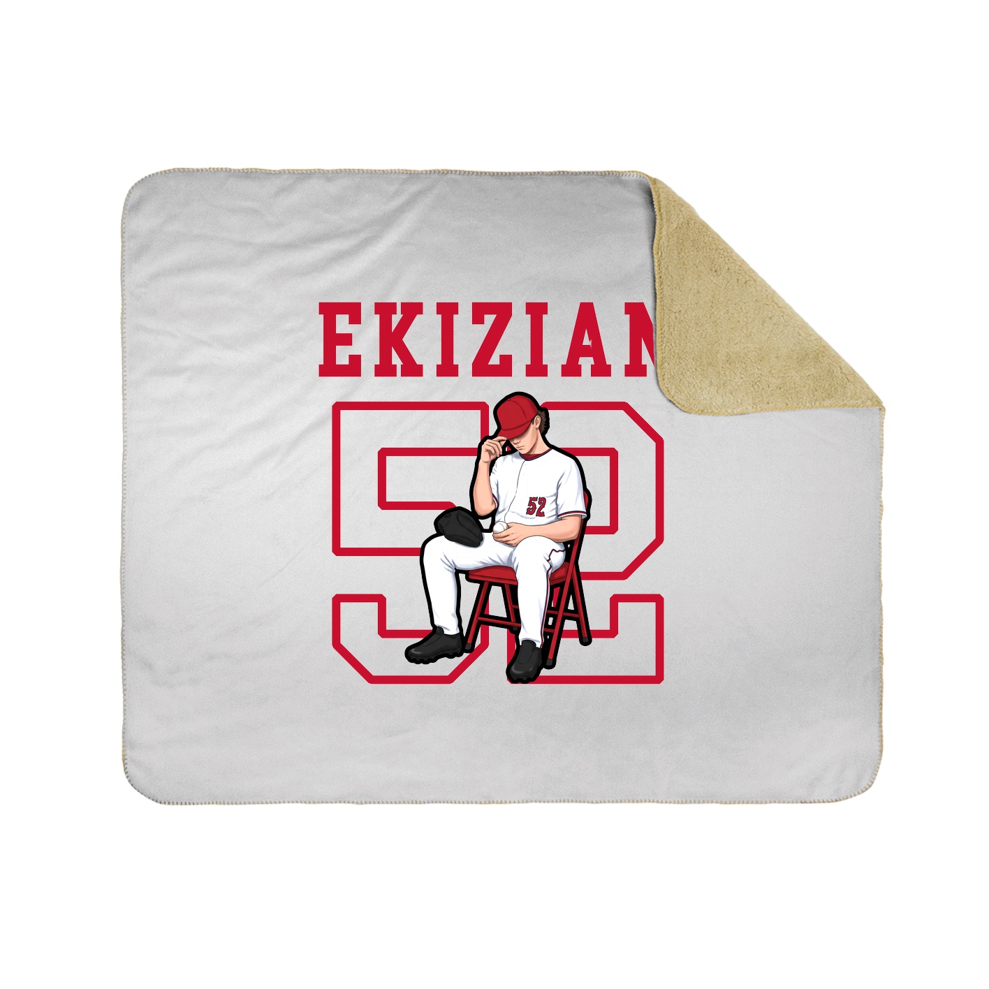 Throw Blanket — Shirsey in White