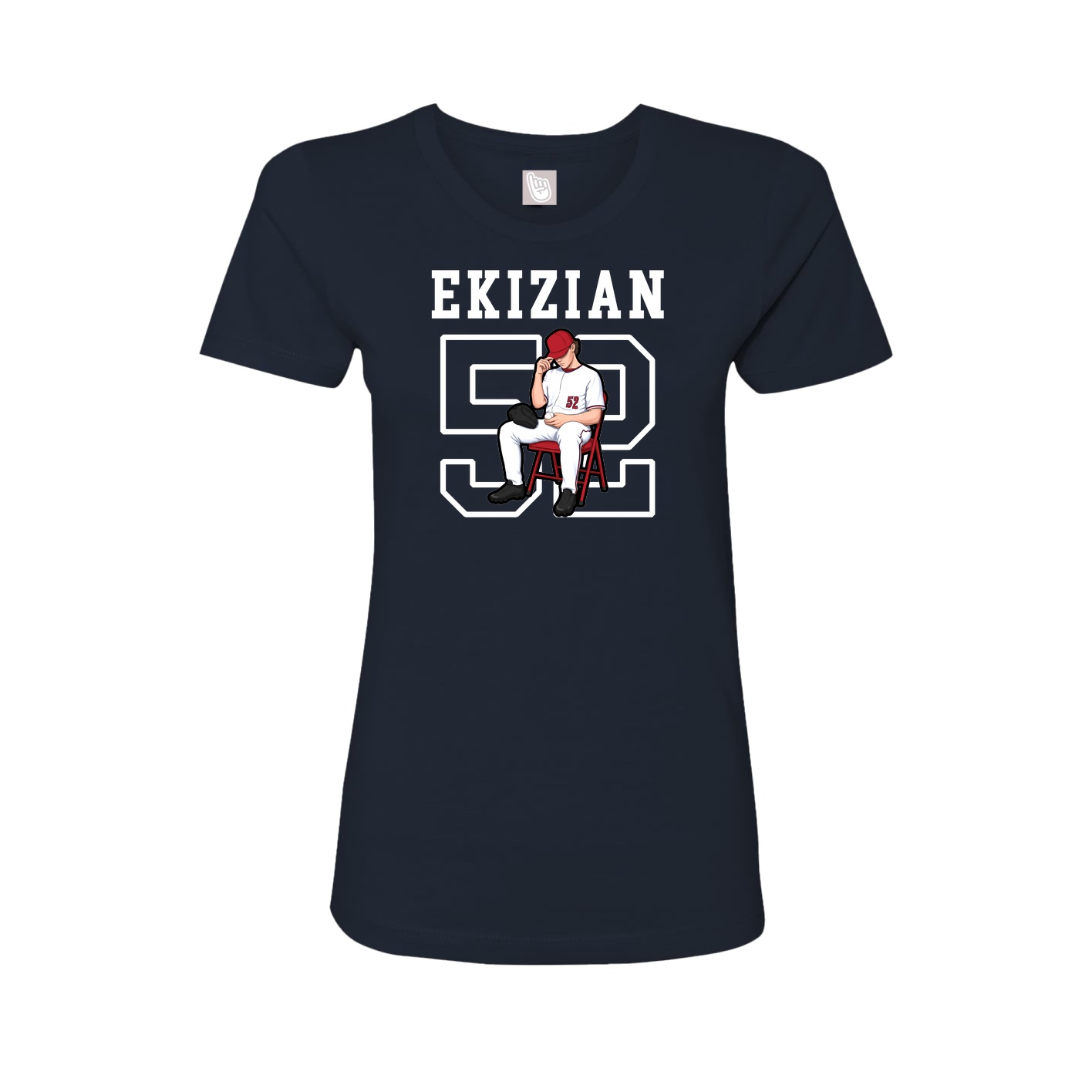 Fitted Women's Tee — Shirsey in Navy