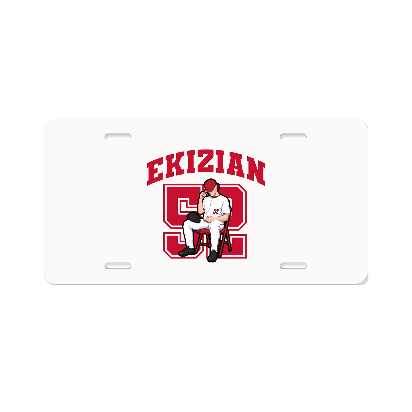 License Plate — Number in Classic