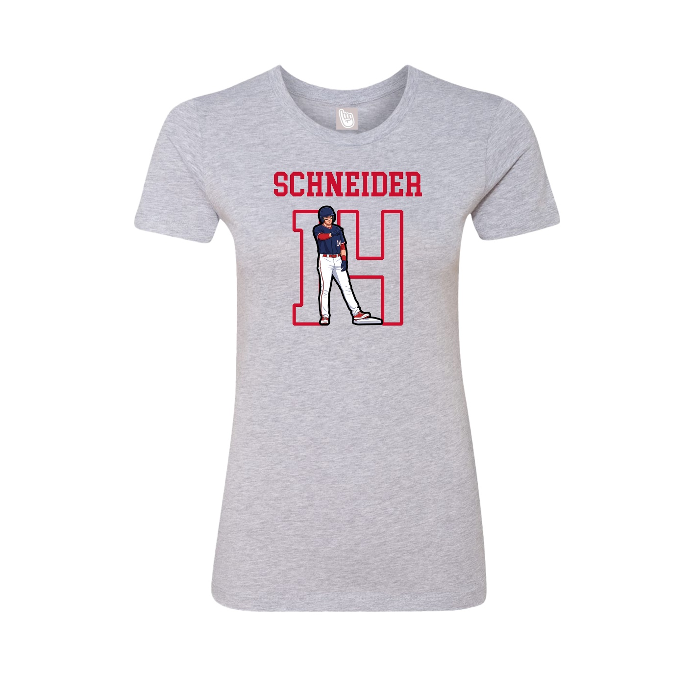 Fitted Women's Tee — Shirsey in Grey