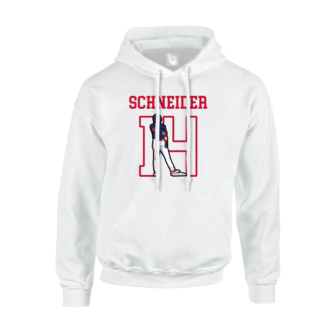 Hoodie — Shirsey in White